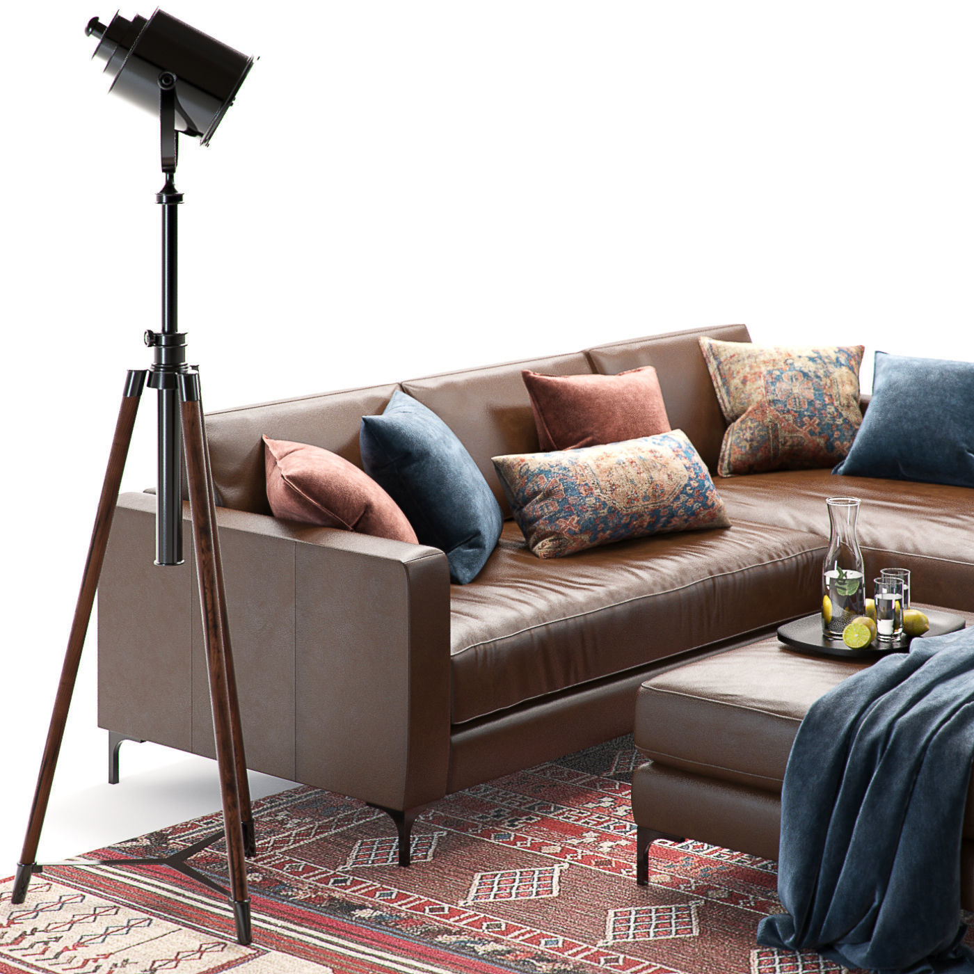 Pottery Barn Jake set 5 3D model_2