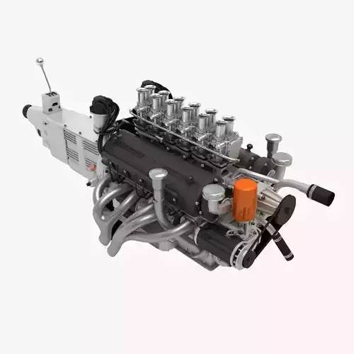 Ferrari Colombo 250 Engine - 3 liter 3D model