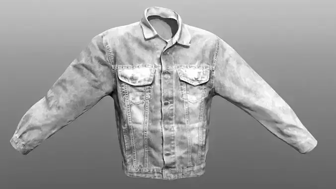 Jacket Jeans Closed low poly