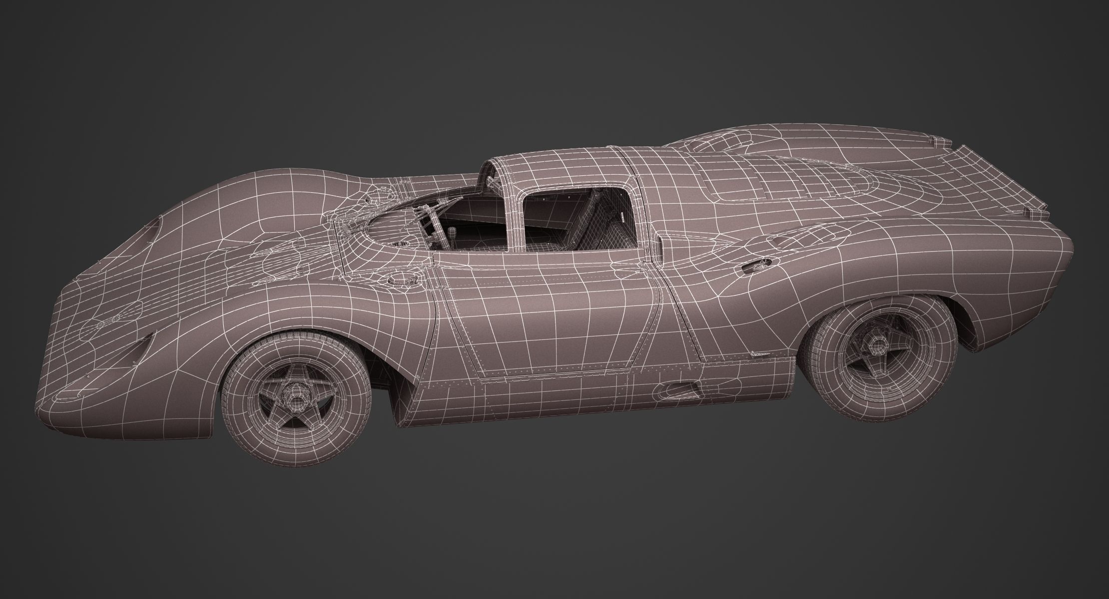 Ferrari 312 P Berlinetta 0868 - Classic 3D model_104
