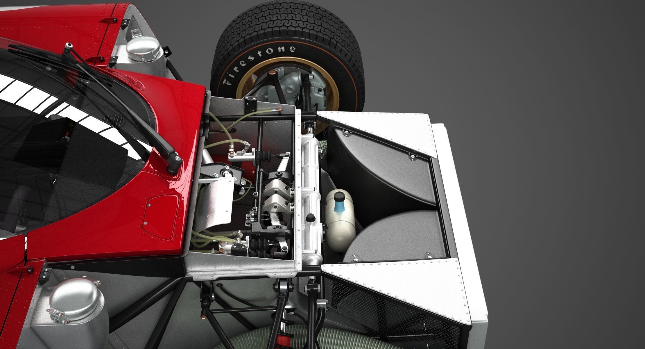 Ferrari 312 P Berlinetta 0868 - Classic 3D model_31