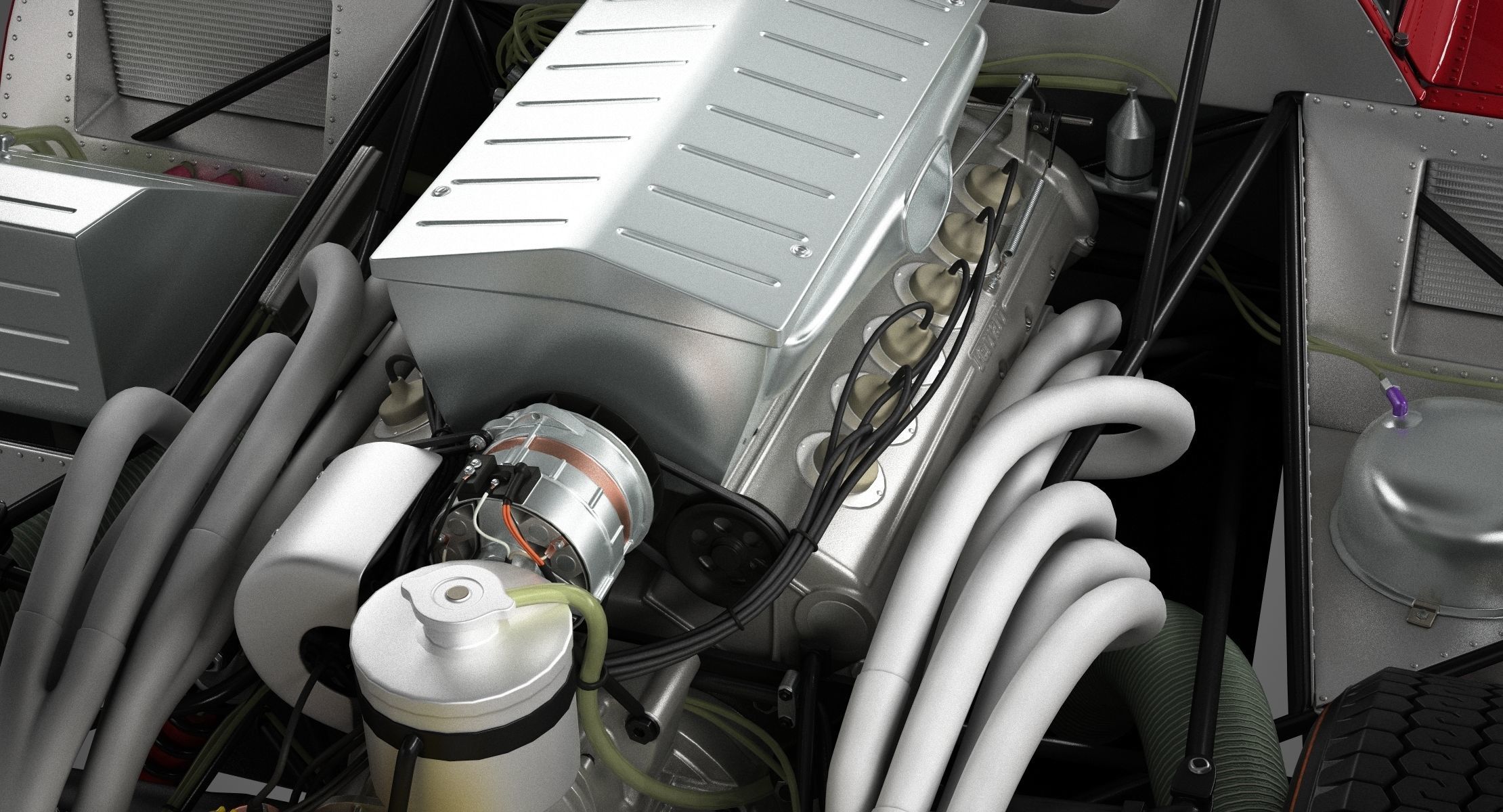 Ferrari 312 P Berlinetta 0868 - Classic 3D model_45