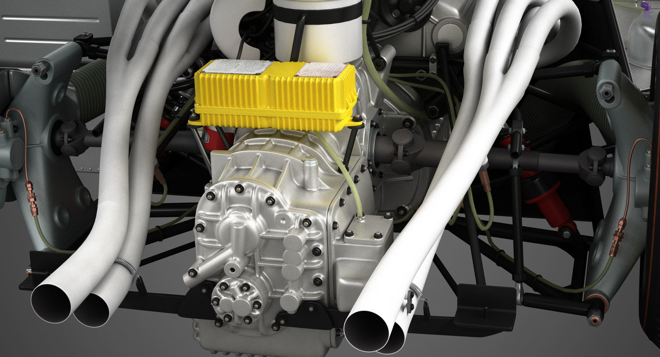Ferrari 312 P Berlinetta 0868 - Classic 3D model_43