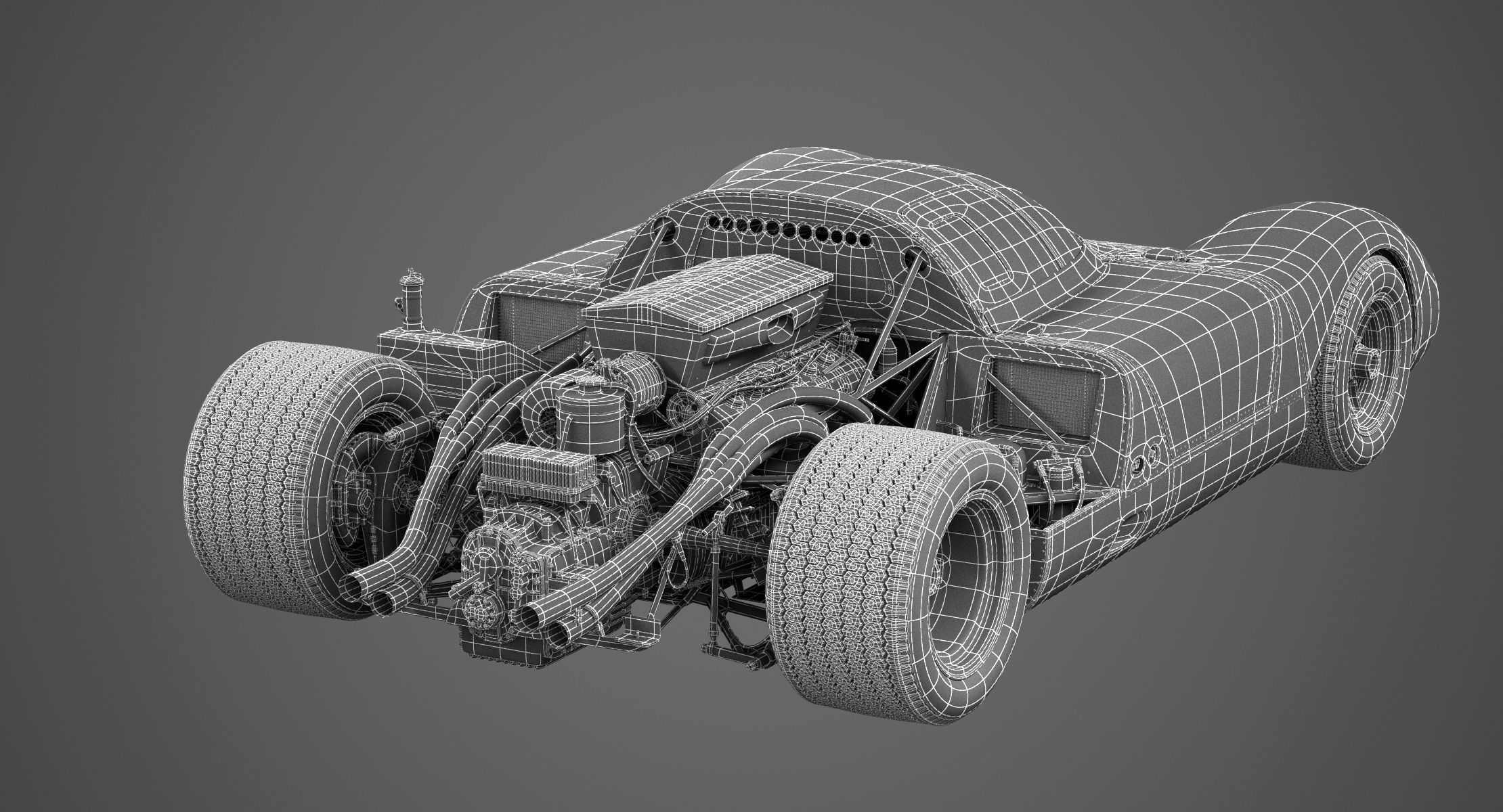 Ferrari 312 P Berlinetta 0868 - Classic 3D model_12