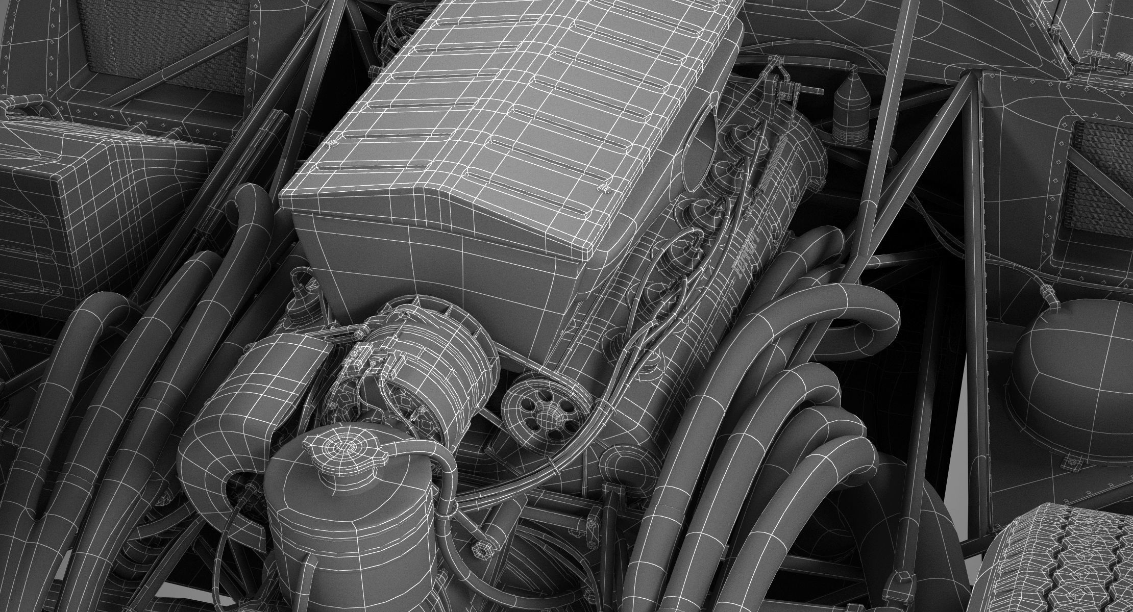 Ferrari 312 P Berlinetta 0868 - Classic 3D model_46