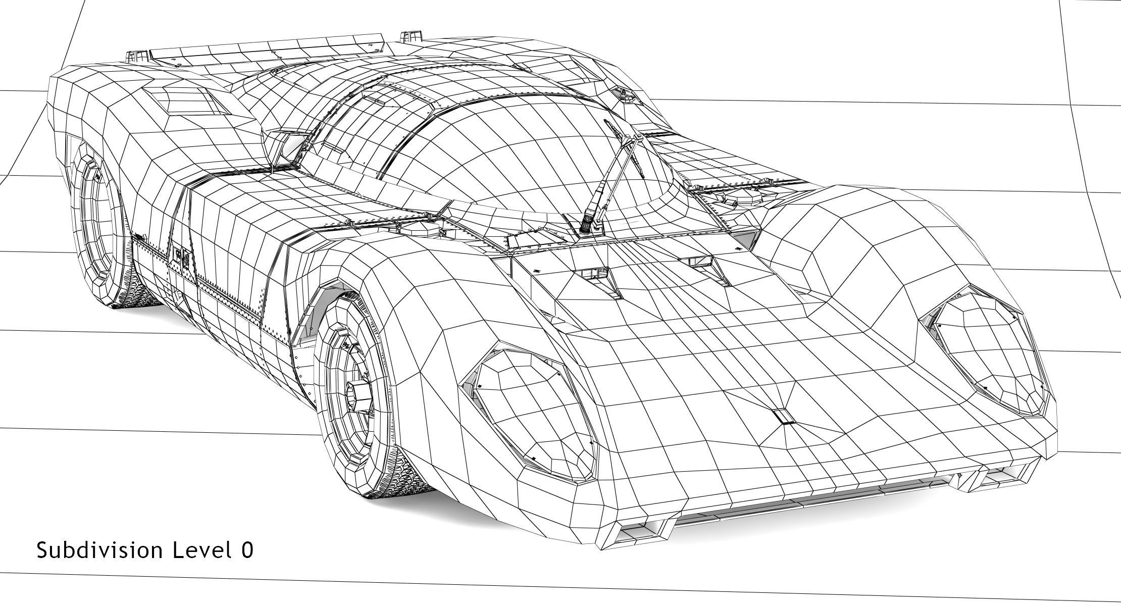 Ferrari 312 P Berlinetta 0868 - Classic 3D model_82