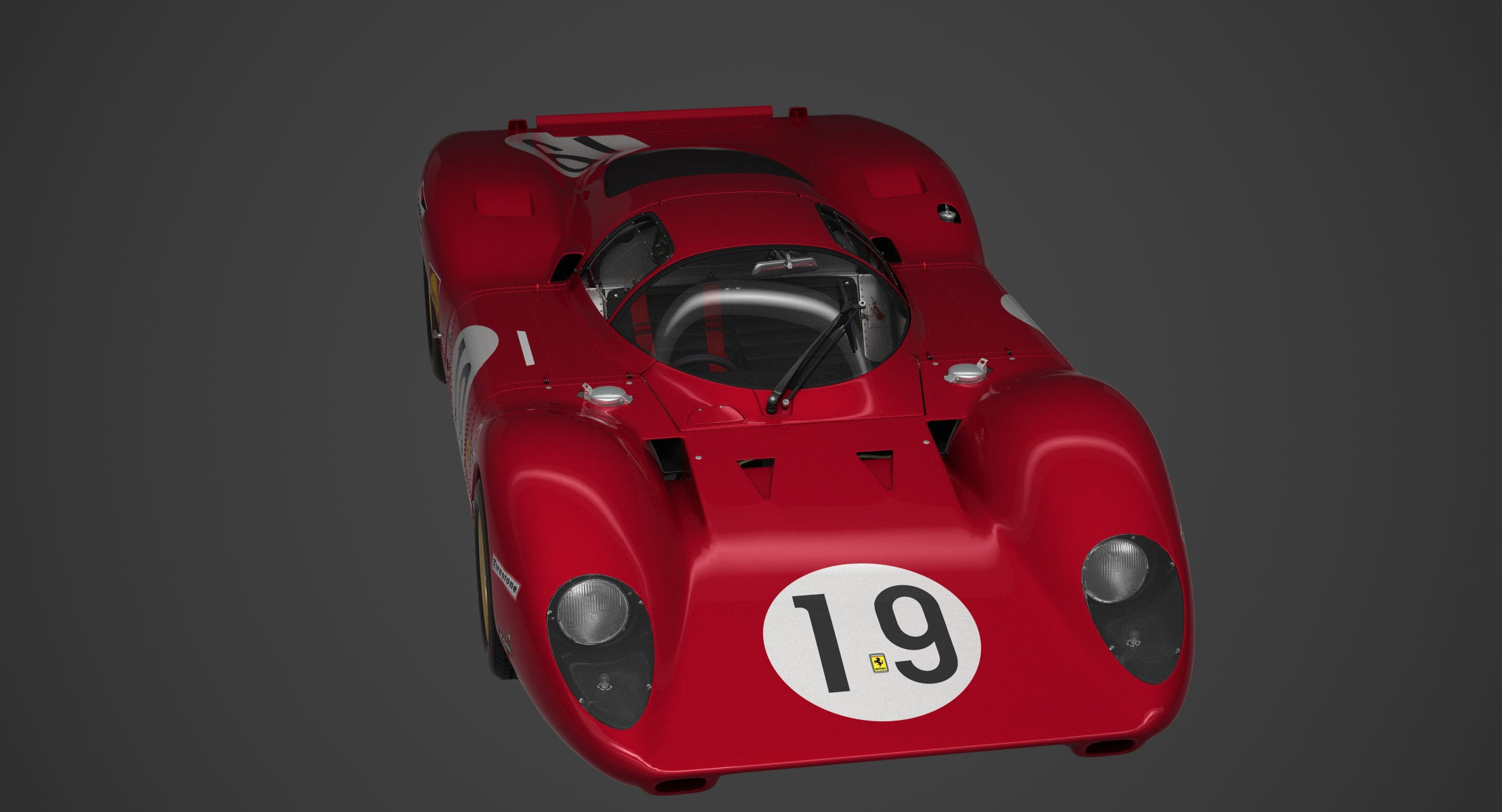 Ferrari 312 P Berlinetta 0868 - Classic 3D model_93
