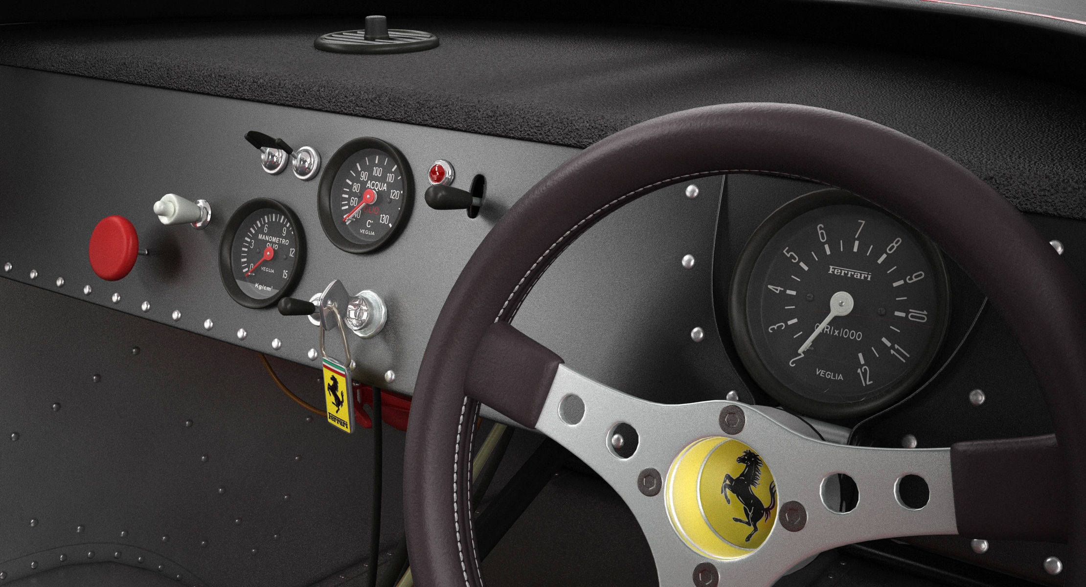 Ferrari 312 P Berlinetta 0868 - Classic 3D model_75