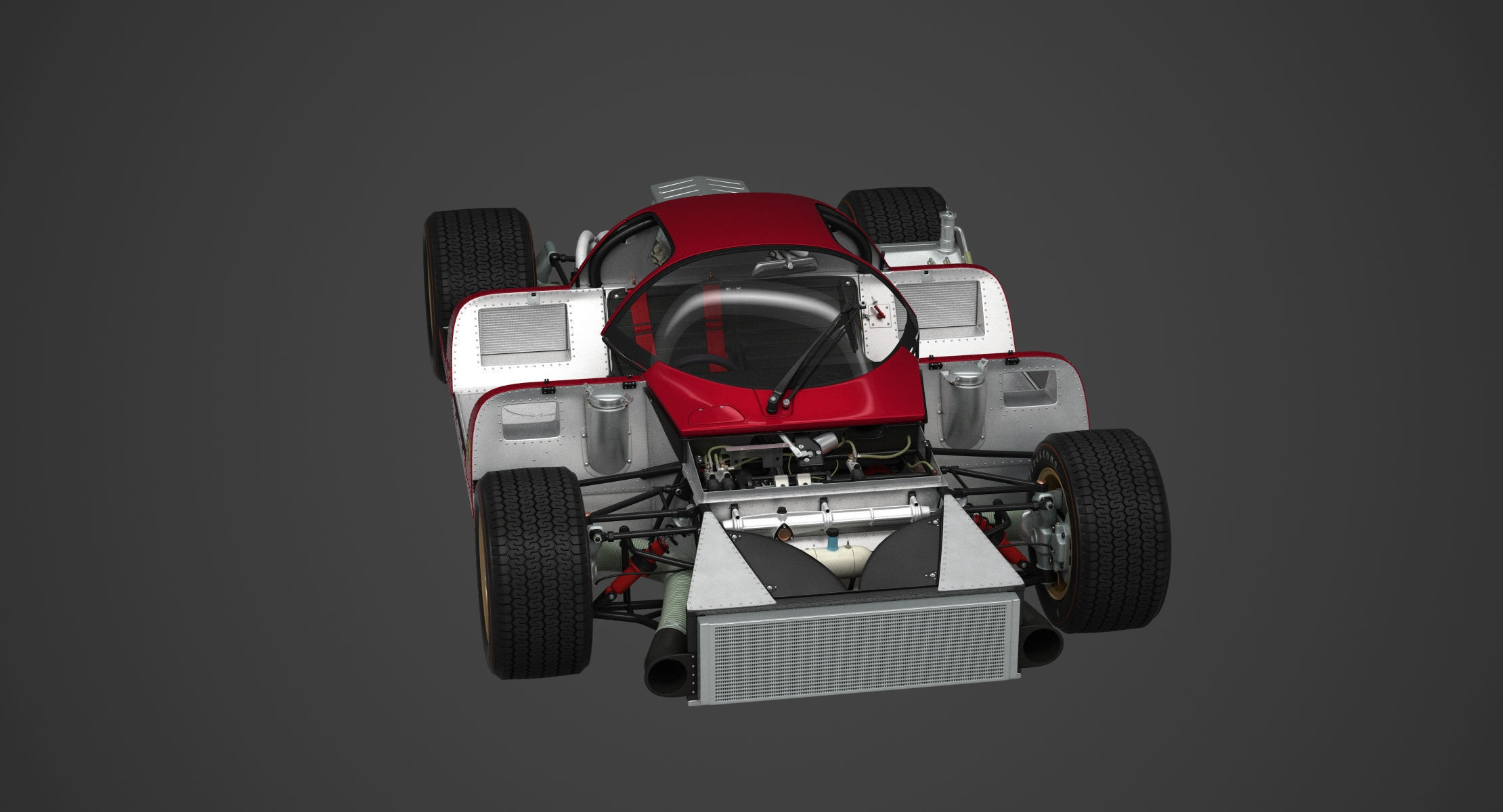 Ferrari 312 P Berlinetta 0868 - Classic 3D model_109