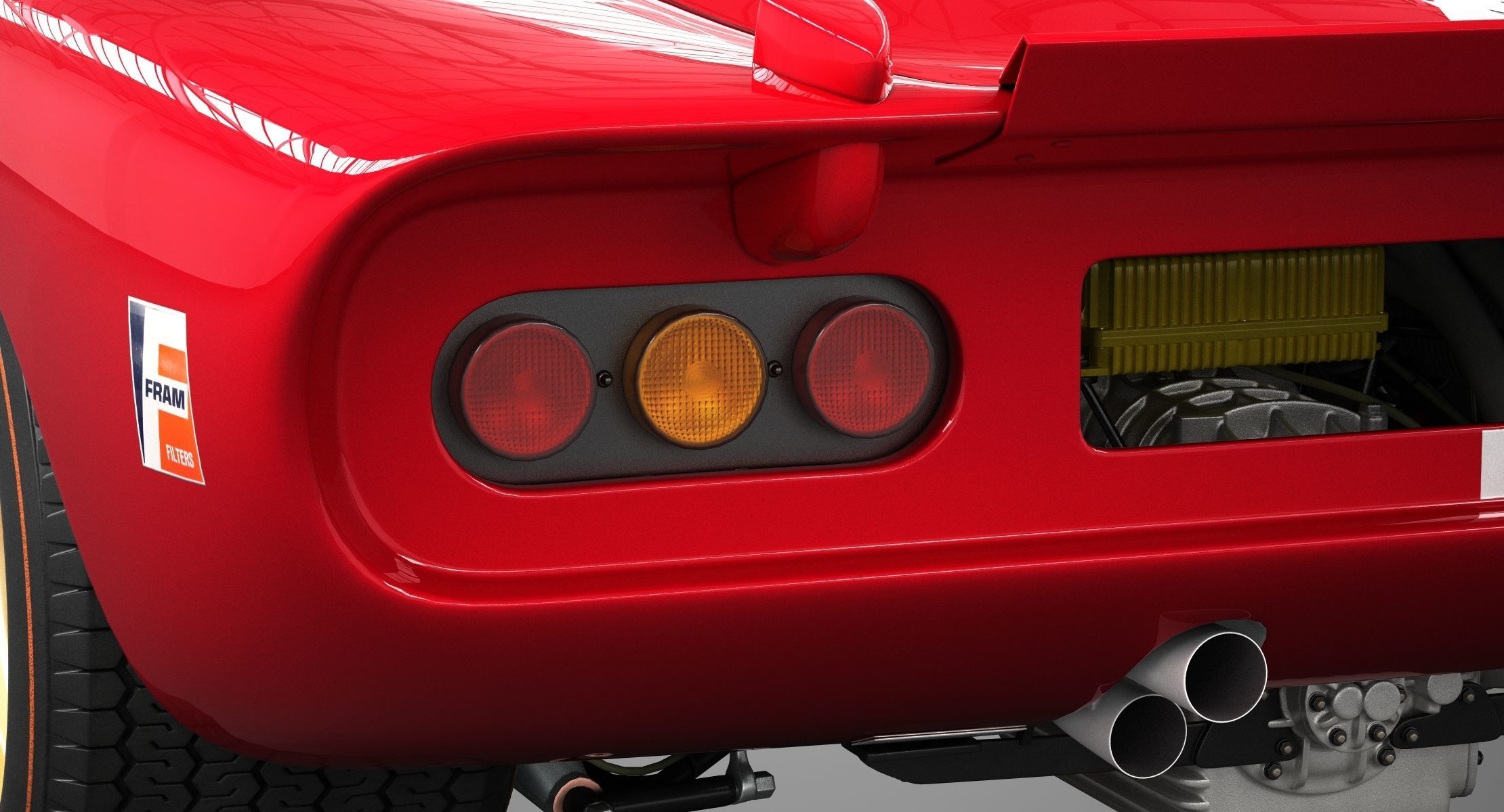 Ferrari 312 P Berlinetta 0868 - Classic 3D model_21