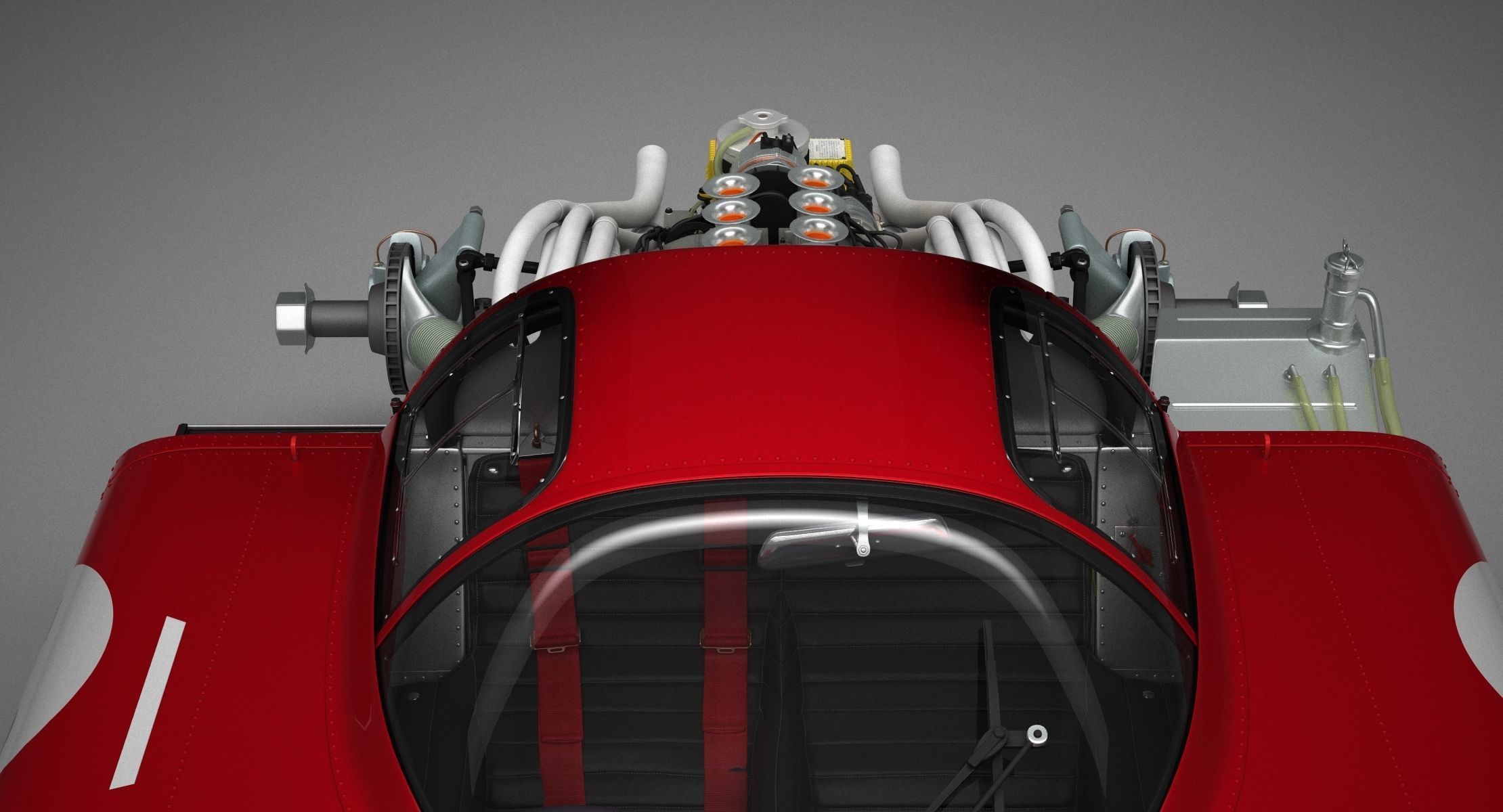 Ferrari 312 P Berlinetta 0868 - Classic 3D model_136