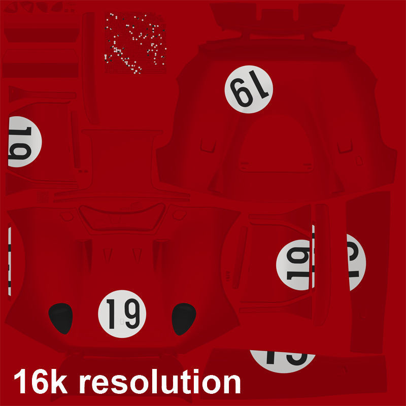 Ferrari 312 P Berlinetta 0868 - Classic 3D model_91