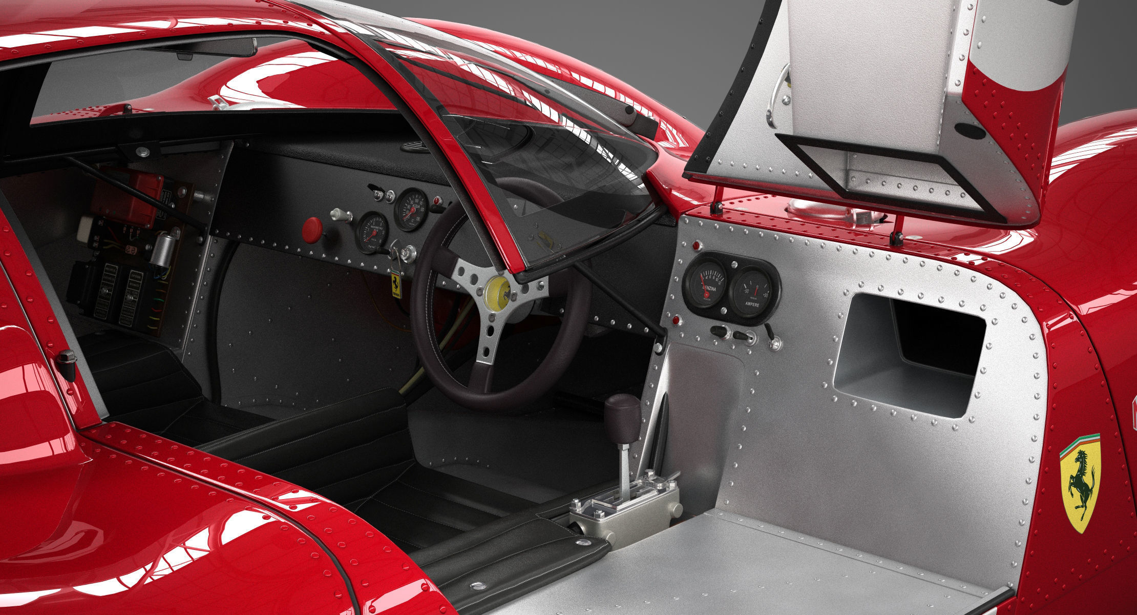 Ferrari 312 P Berlinetta 0868 - Classic 3D model_61