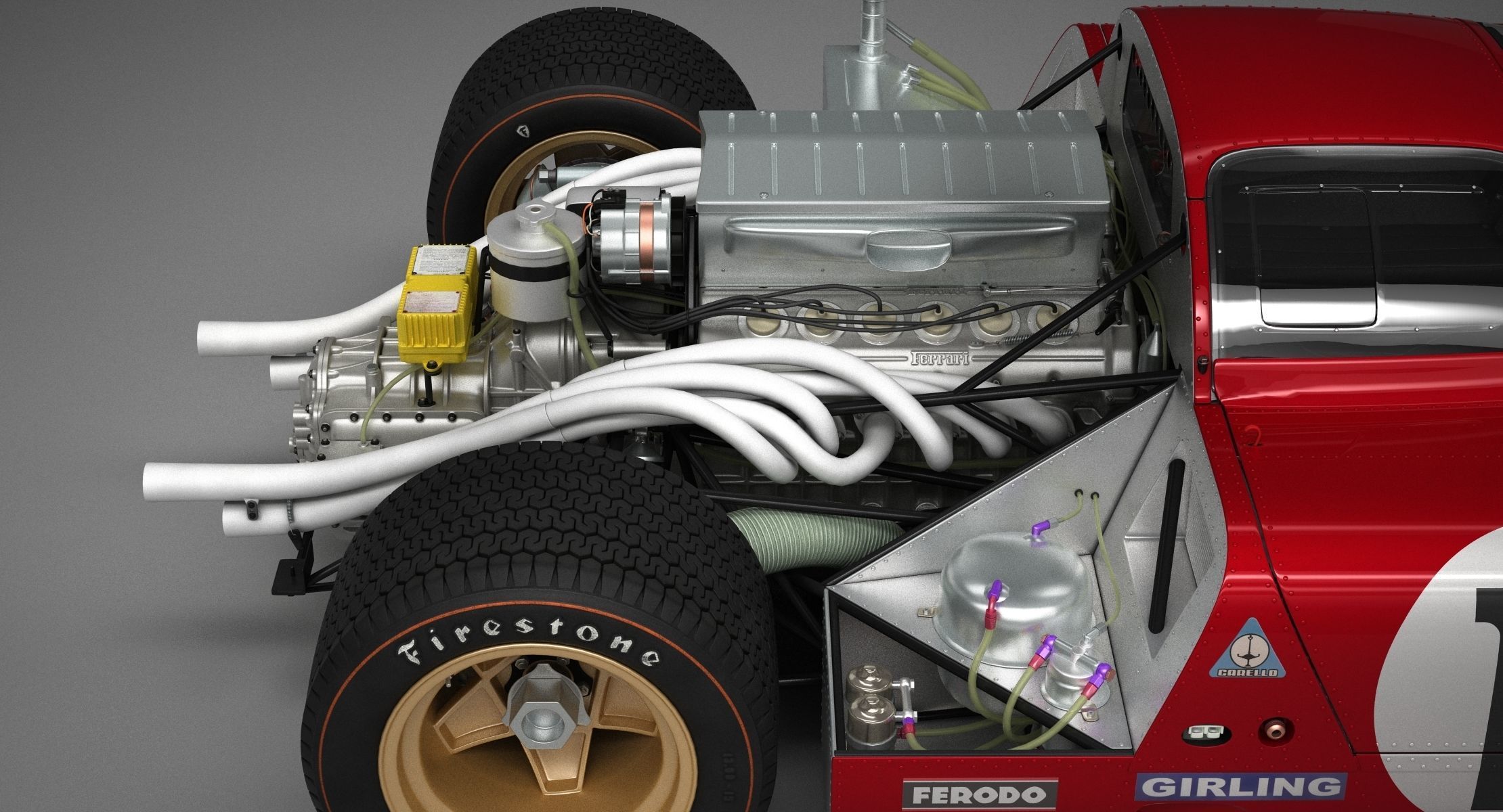 Ferrari 312 P Berlinetta 0868 - Classic 3D model_132