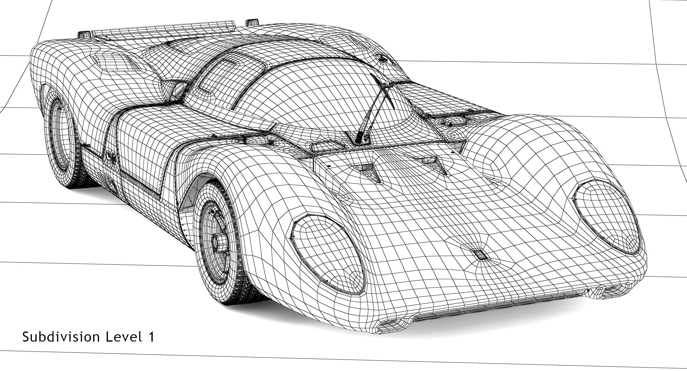 Ferrari 312 P Berlinetta 0868 - Classic 3D model_83
