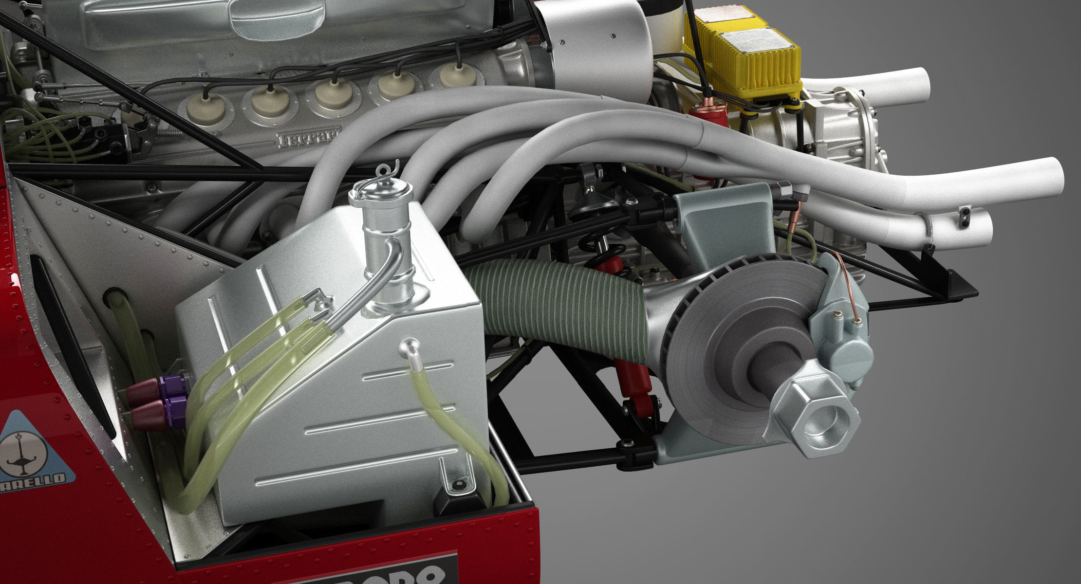 Ferrari 312 P Berlinetta 0868 - Classic 3D model_41