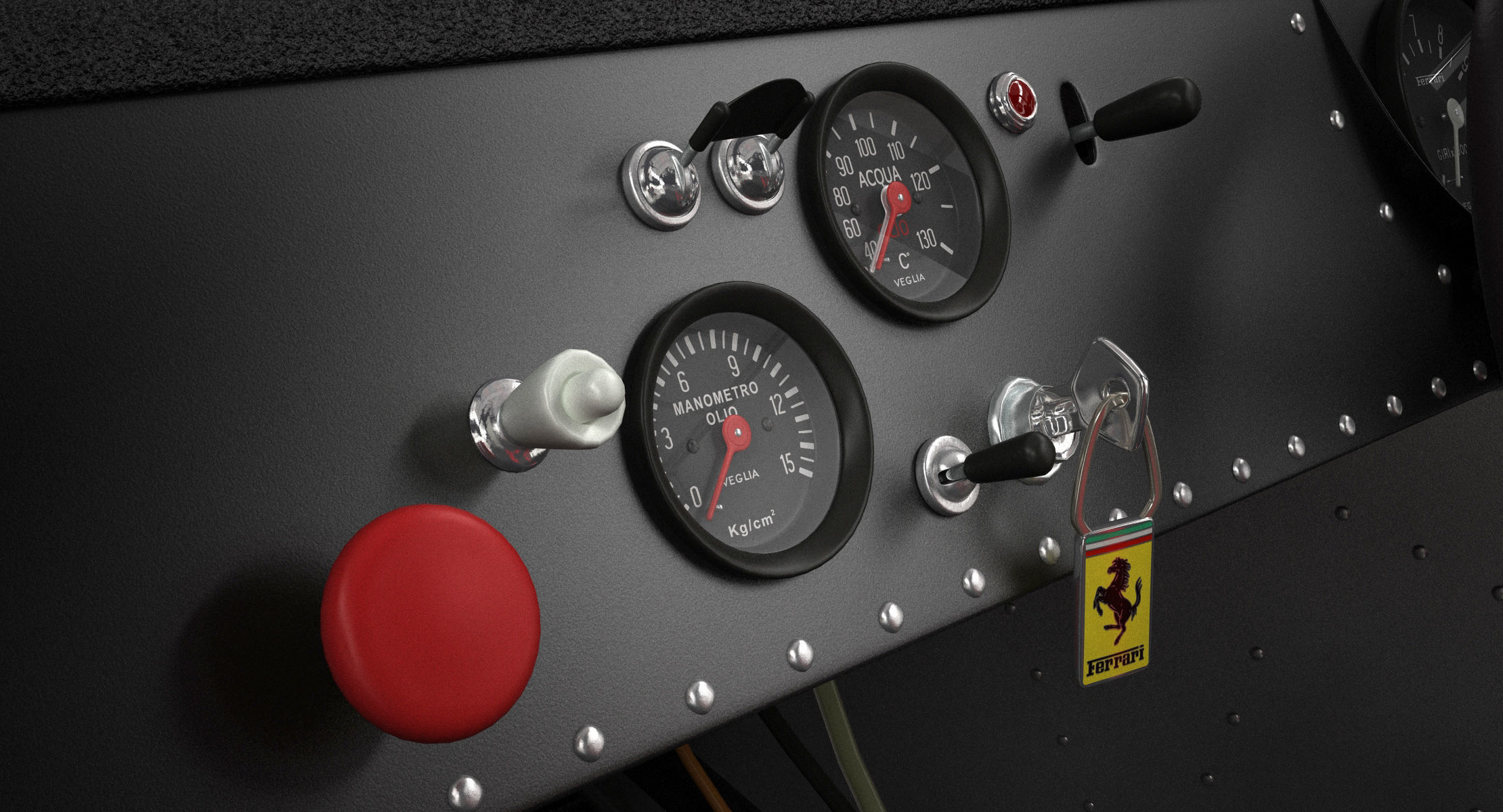 Ferrari 312 P Berlinetta 0868 - Classic 3D model_77
