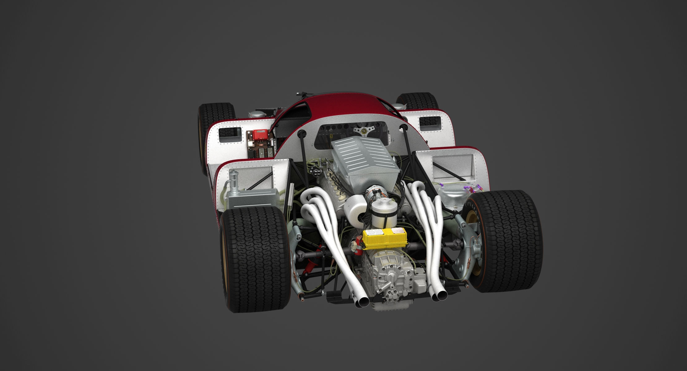Ferrari 312 P Berlinetta 0868 - Classic 3D model_111