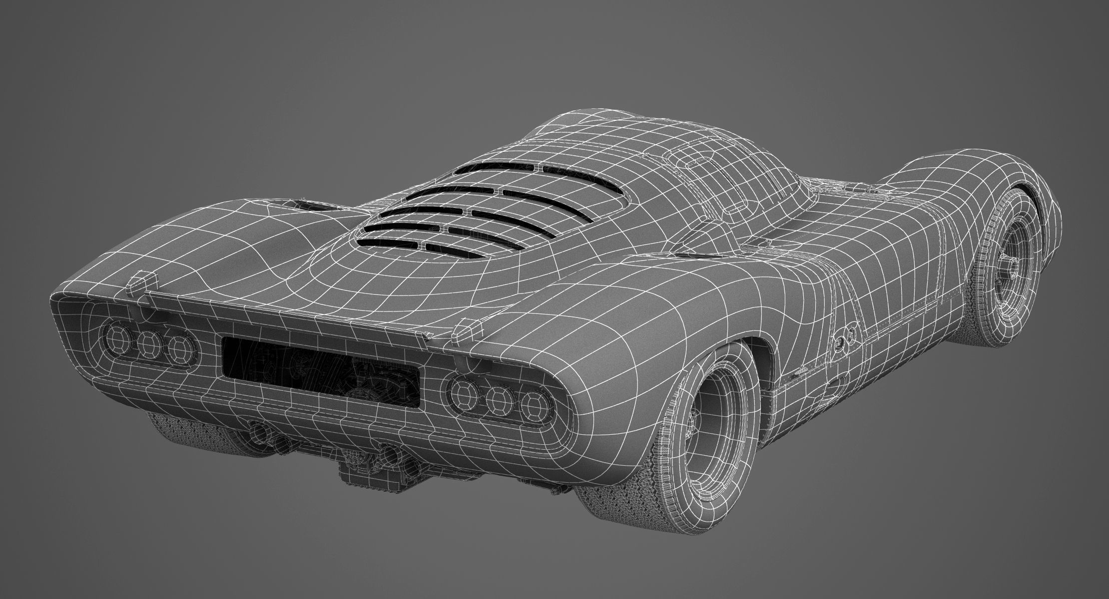Ferrari 312 P Berlinetta 0868 - Classic 3D model_10