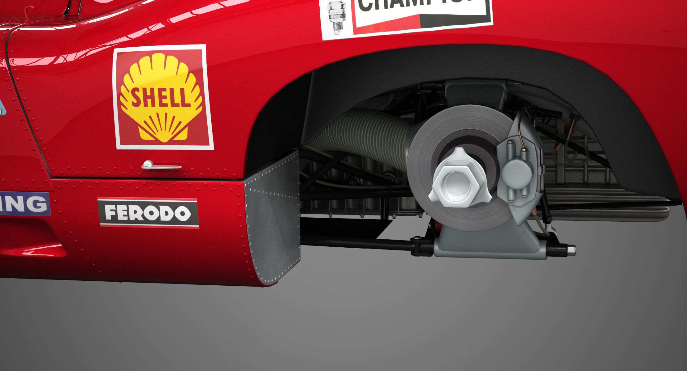 Ferrari 312 P Berlinetta 0868 - Classic 3D model_39