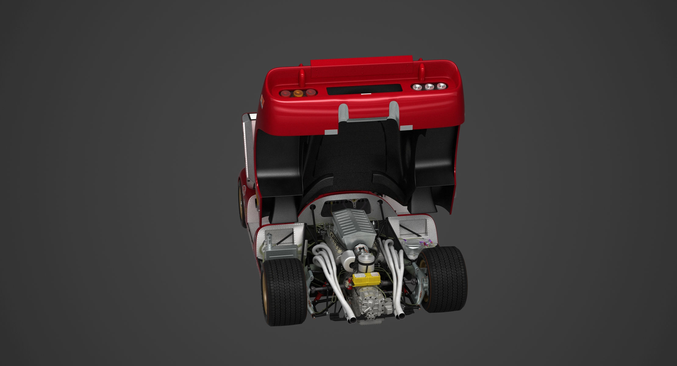 Ferrari 312 P Berlinetta 0868 - Classic 3D model_107