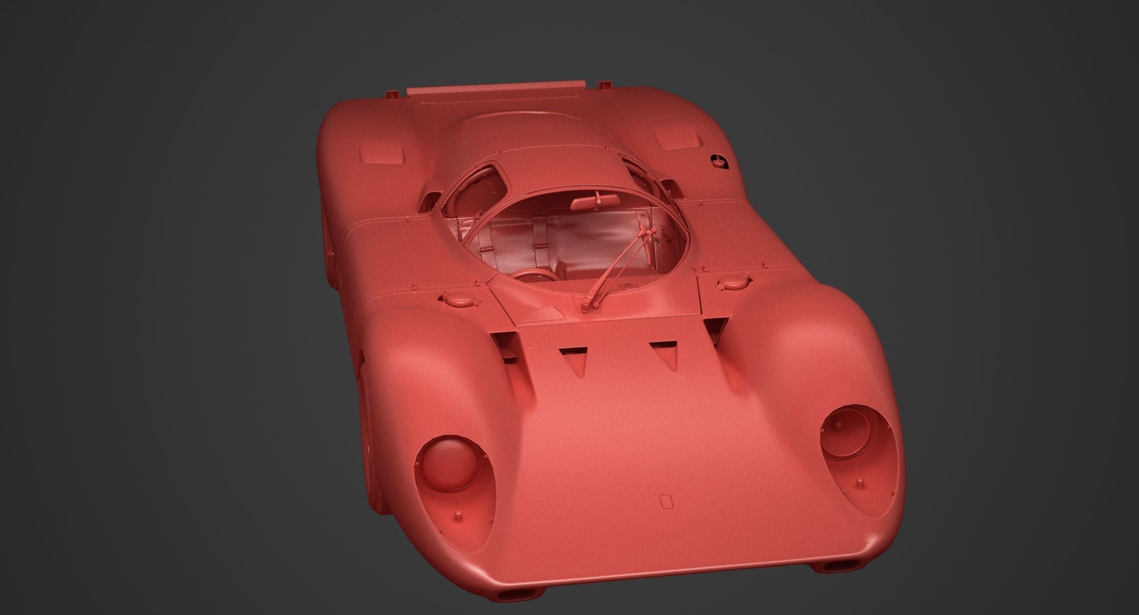 Ferrari 312 P Berlinetta 0868 - Classic 3D model_97