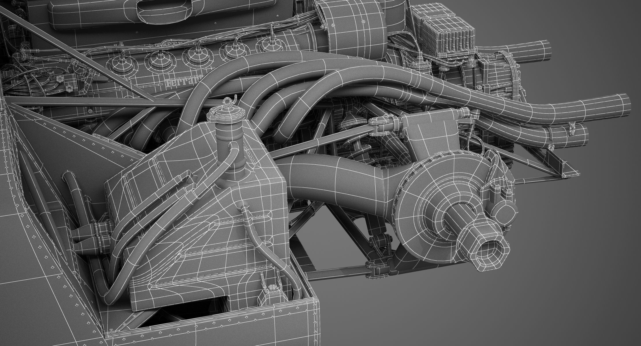 Ferrari 312 P Berlinetta 0868 - Classic 3D model_42