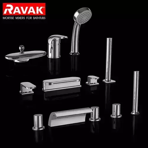 mortise mixers for bathtubs RAVAK set 08