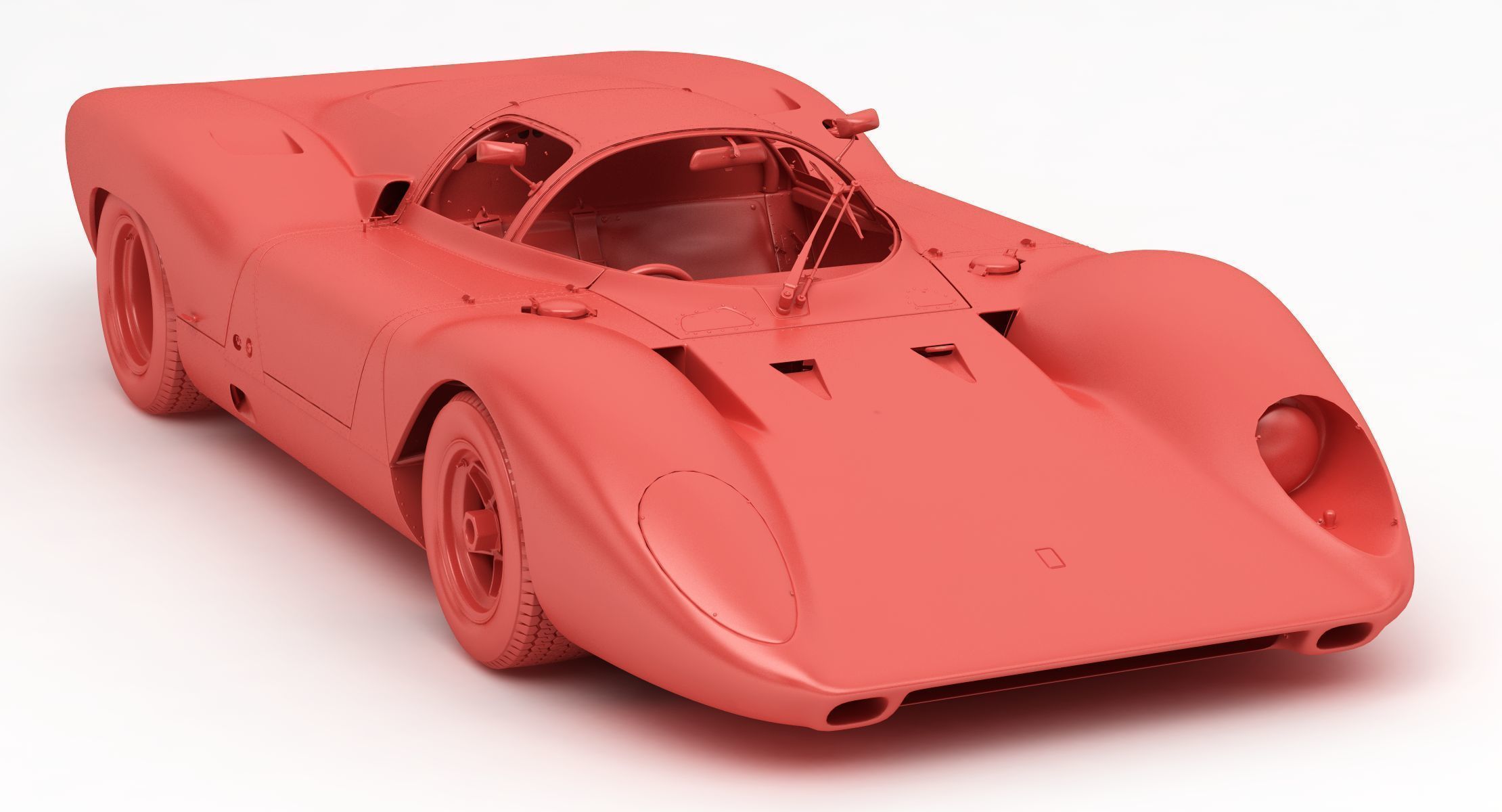 Ferrari 312 P Berlinetta 0868 - Modern 3D model_83