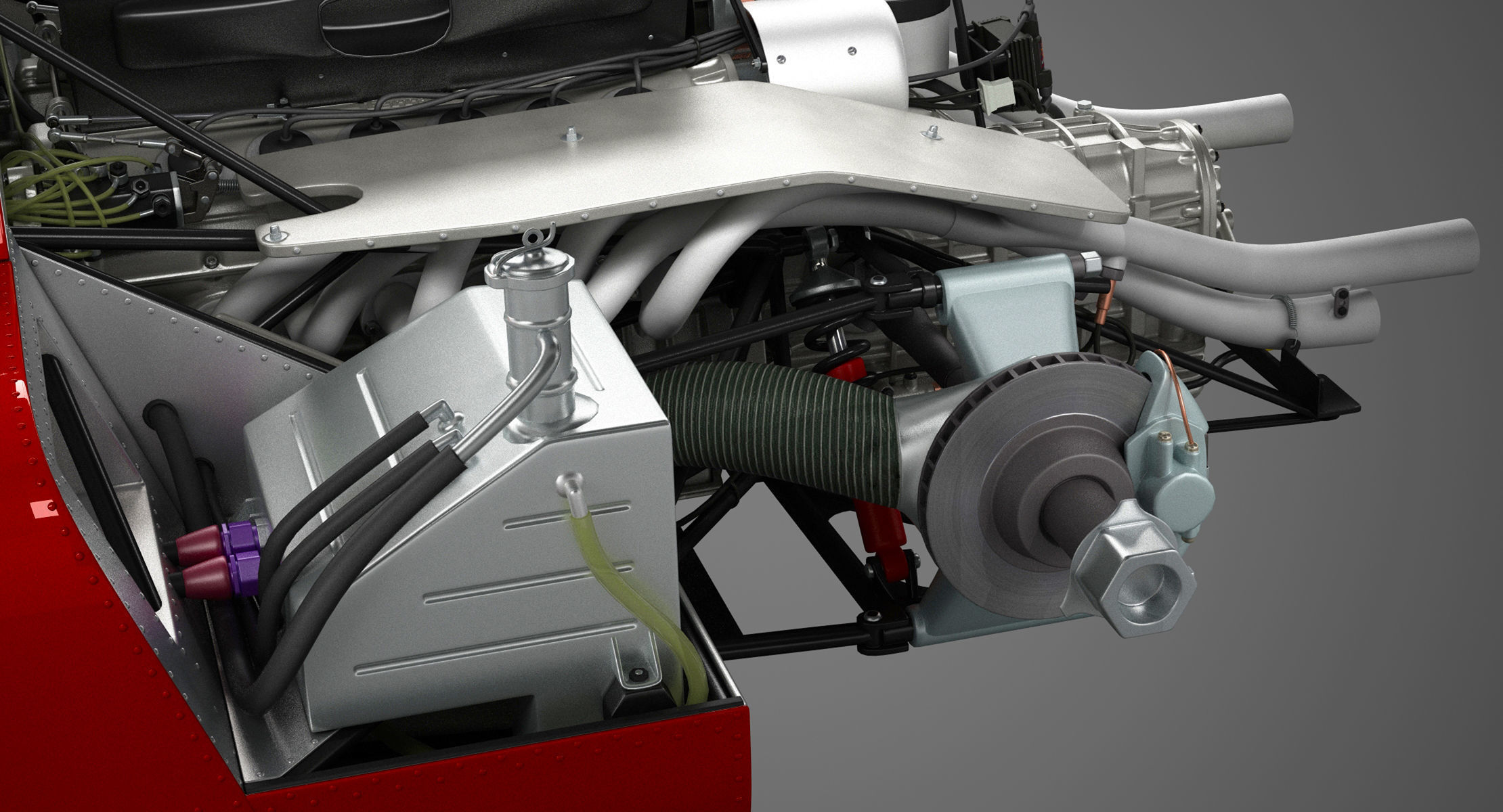 Ferrari 312 P Berlinetta 0868 - Modern 3D model_40