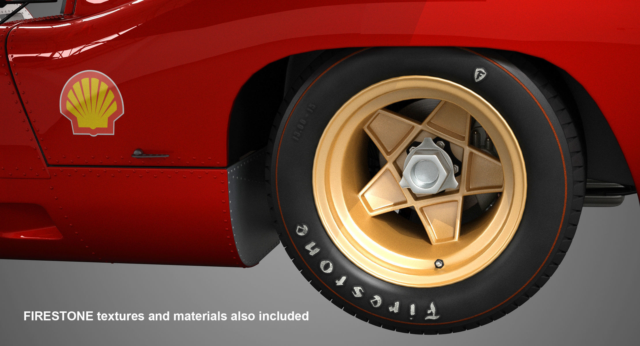 Ferrari 312 P Berlinetta 0868 - Modern 3D model_36