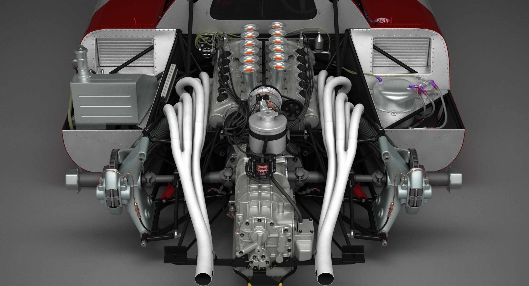 Ferrari 312 P Berlinetta 0868 - Modern 3D model_138