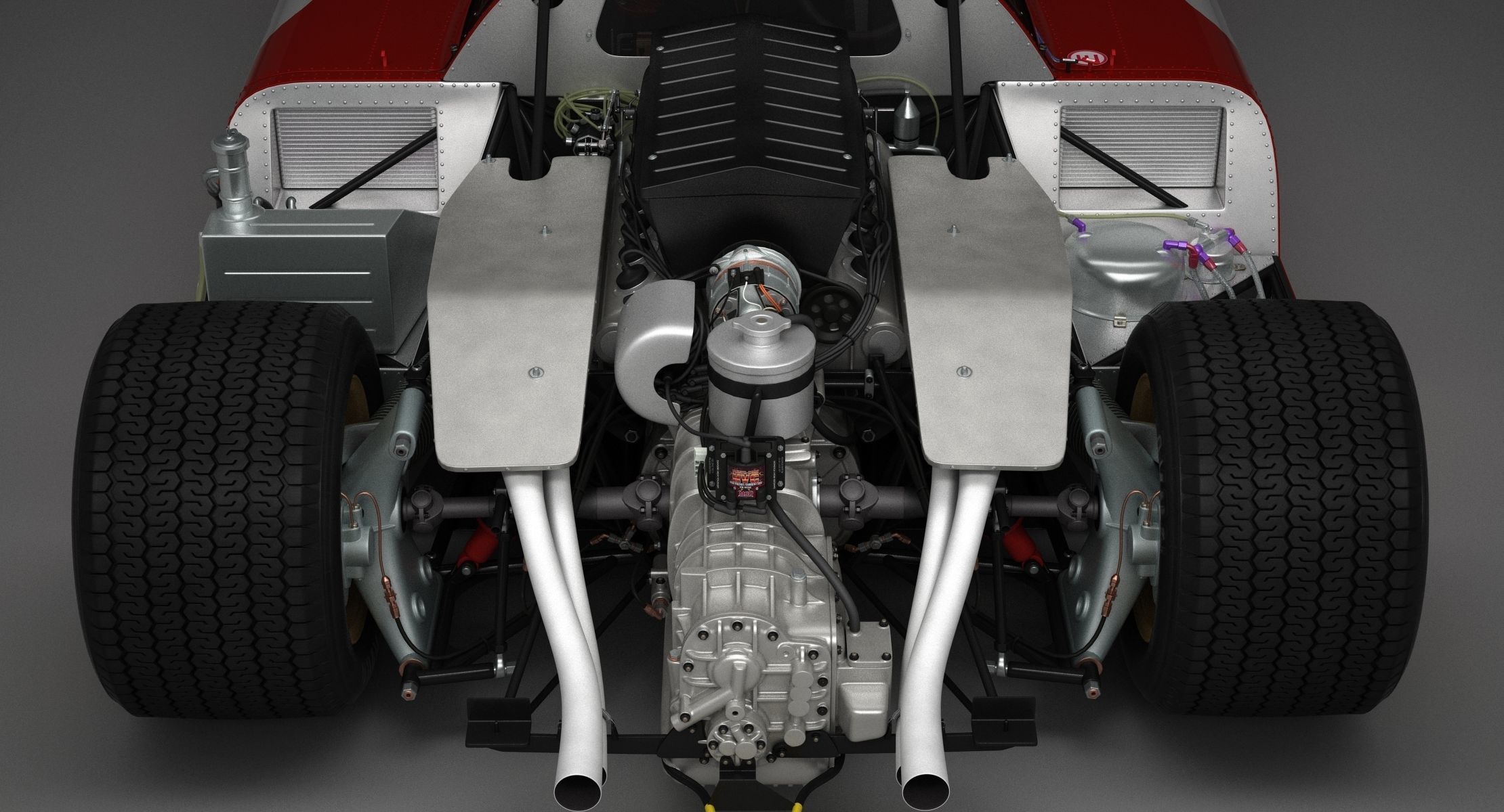 Ferrari 312 P Berlinetta 0868 - Modern 3D model_134