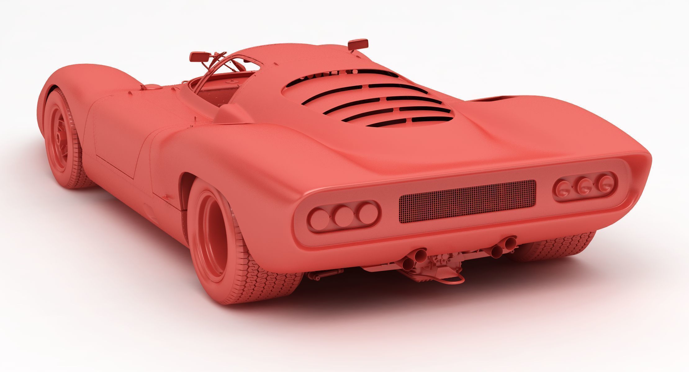 Ferrari 312 P Berlinetta 0868 - Modern 3D model_88