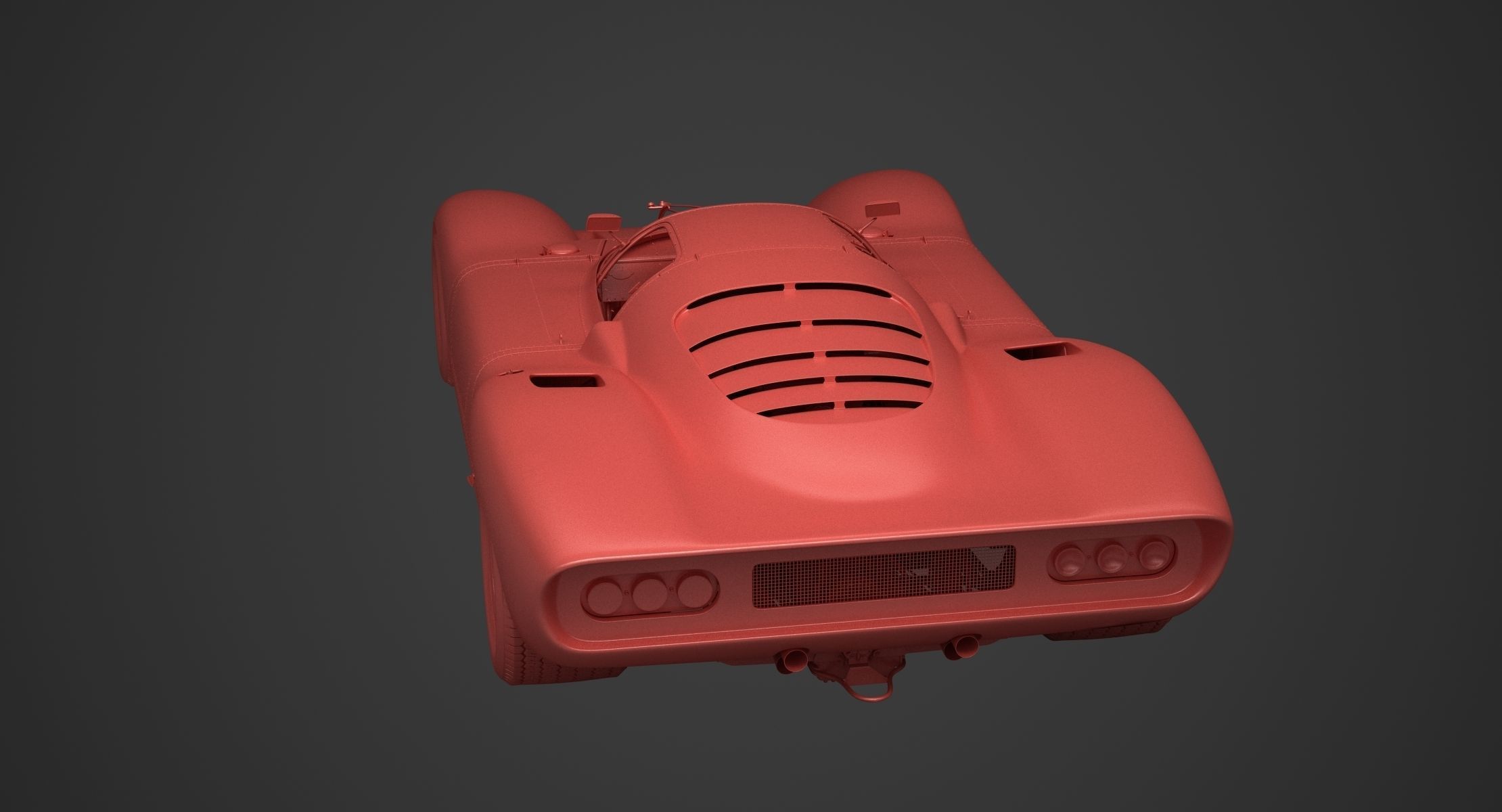 Ferrari 312 P Berlinetta 0868 - Modern 3D model_100