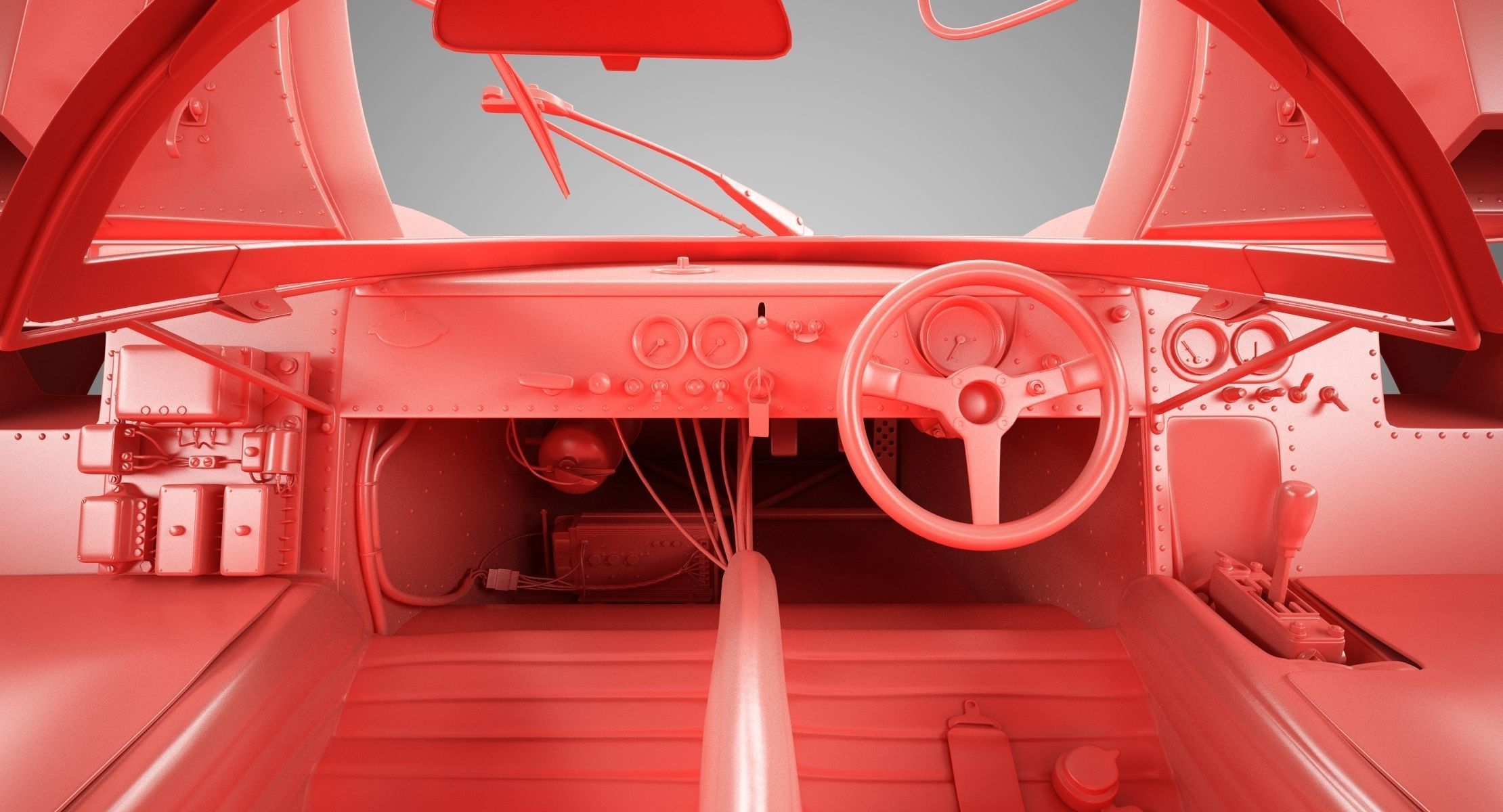 Ferrari 312 P Berlinetta 0868 - Modern 3D model_126