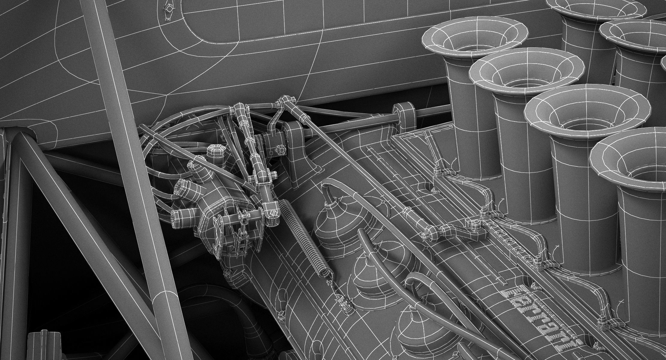 Ferrari 312 P Berlinetta 0868 - Modern 3D model_53