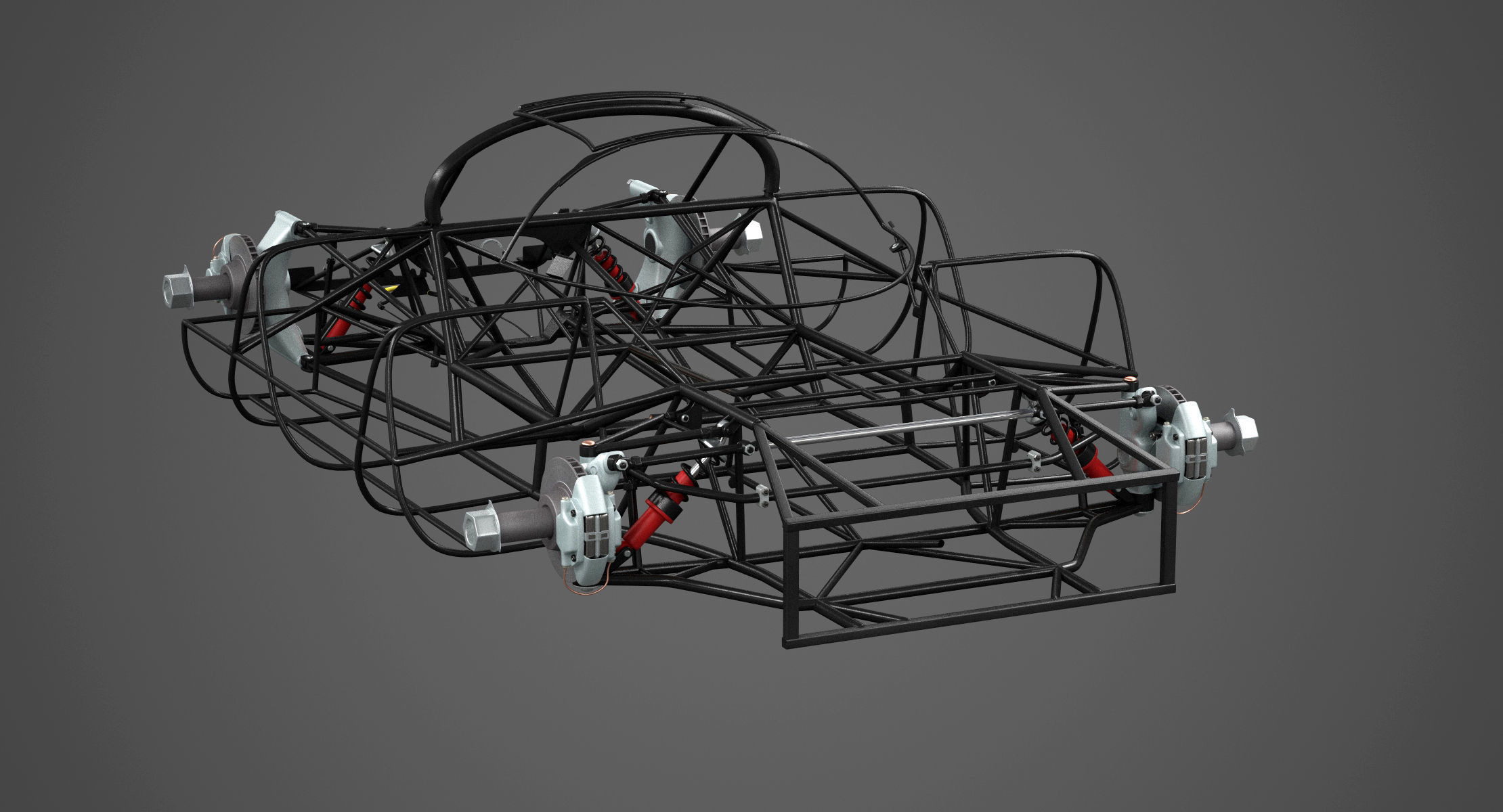 Ferrari 312 P Berlinetta 0868 - Modern 3D model_8