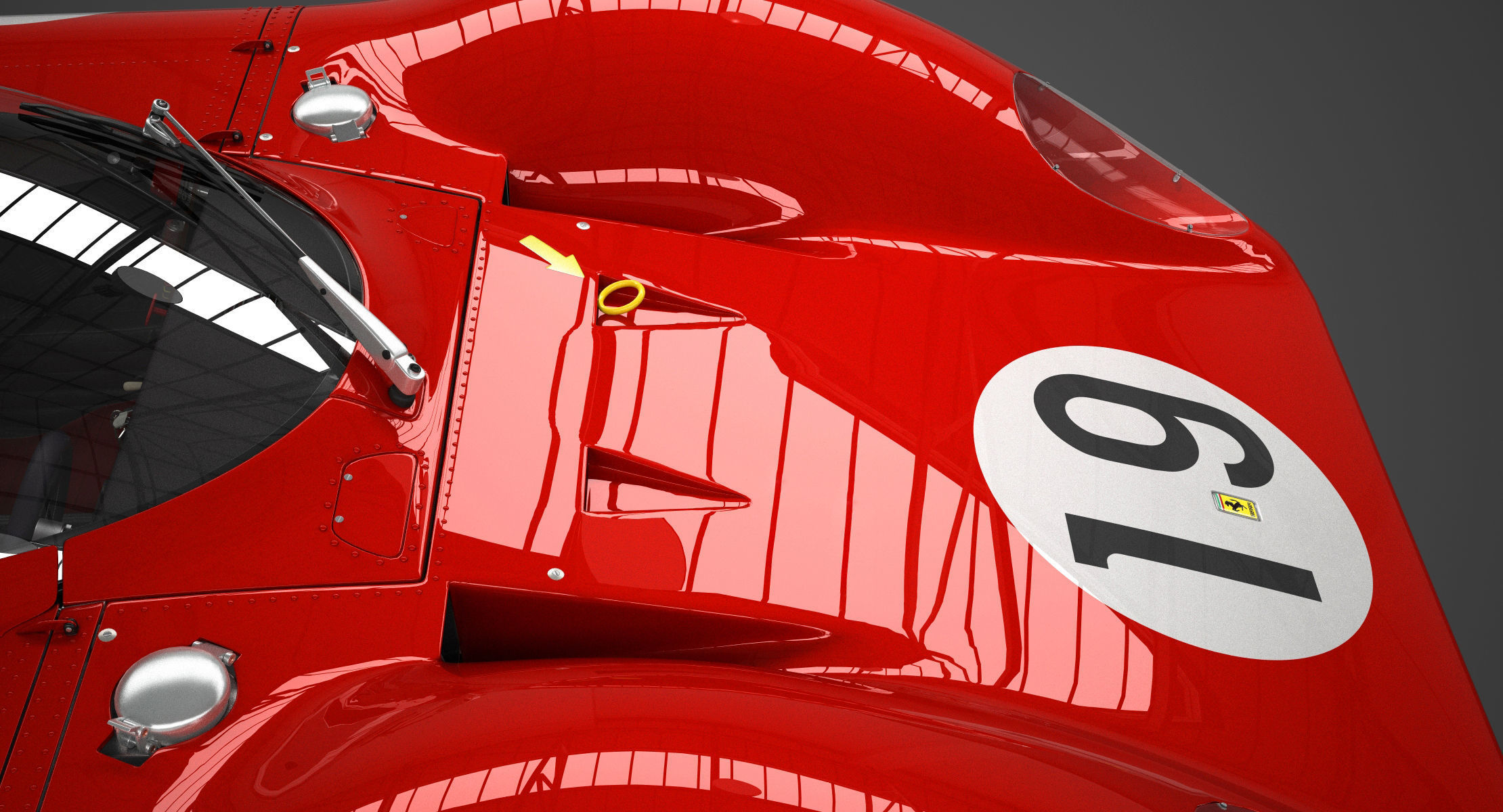 Ferrari 312 P Berlinetta 0868 - Modern 3D model_27