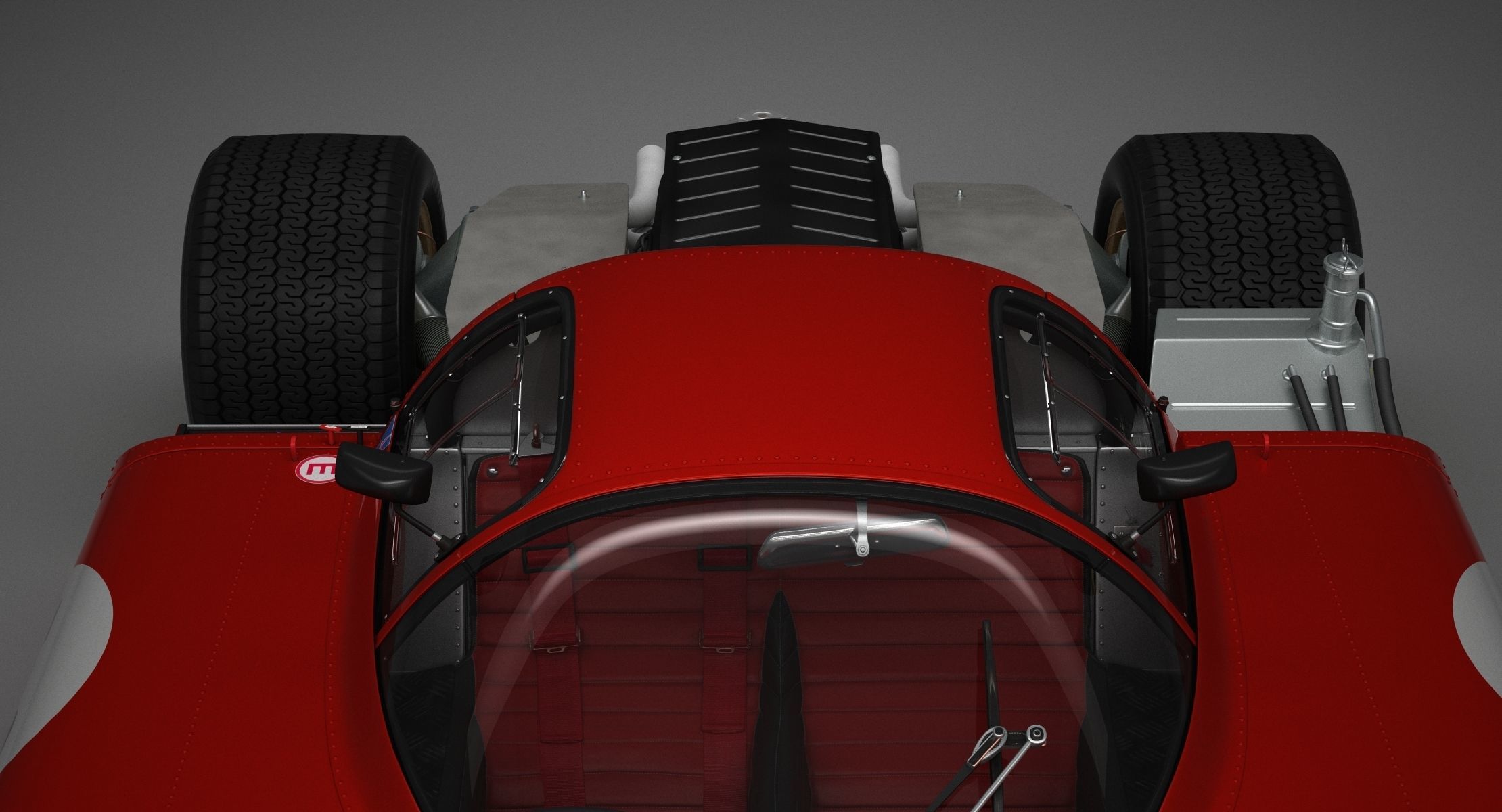 Ferrari 312 P Berlinetta 0868 - Modern 3D model_136