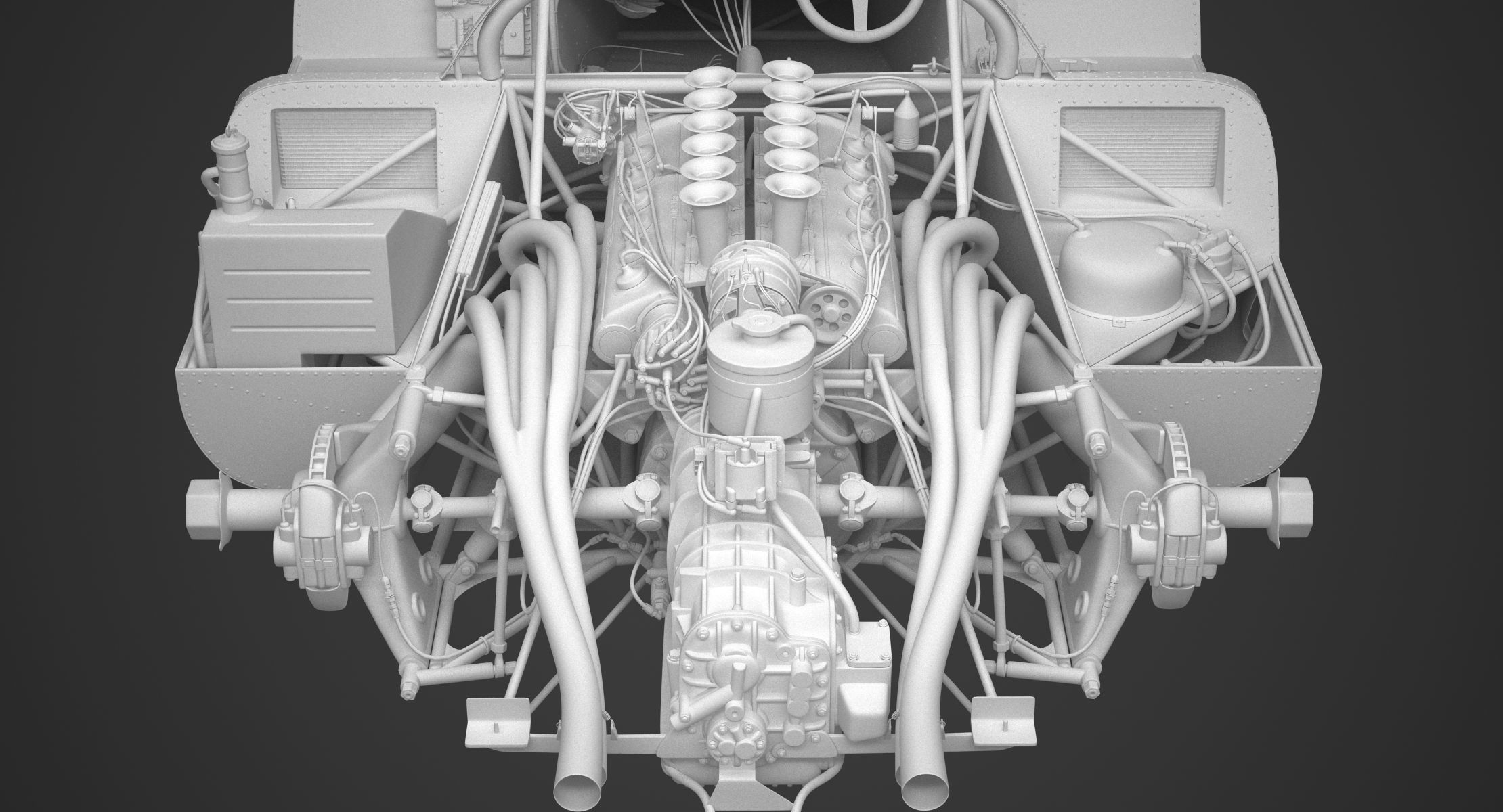 Ferrari 312 P Berlinetta 0868 - Modern 3D model_142