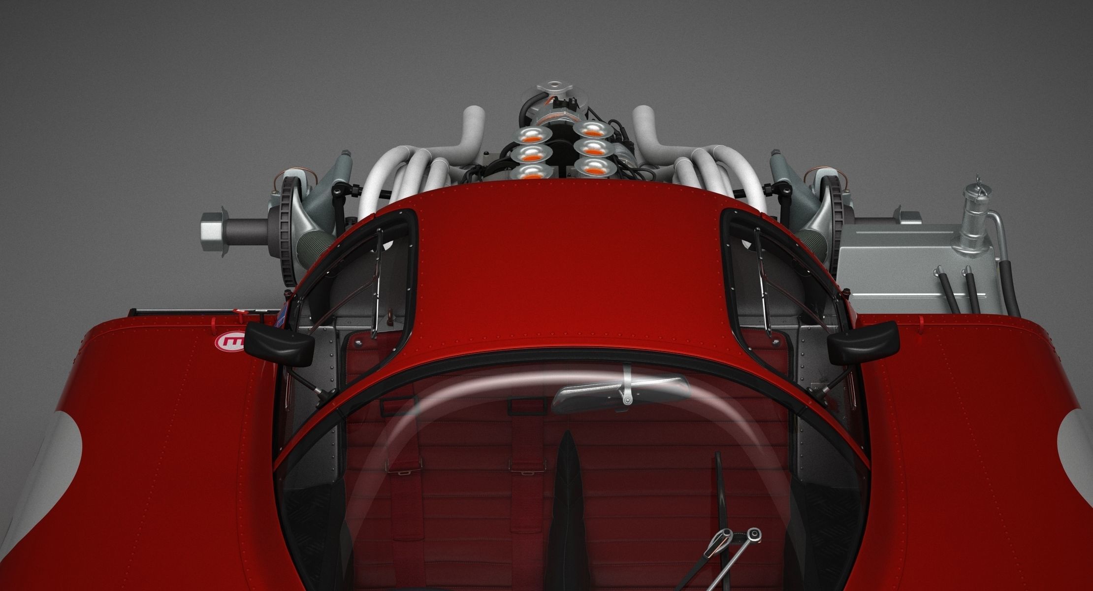 Ferrari 312 P Berlinetta 0868 - Modern 3D model_140