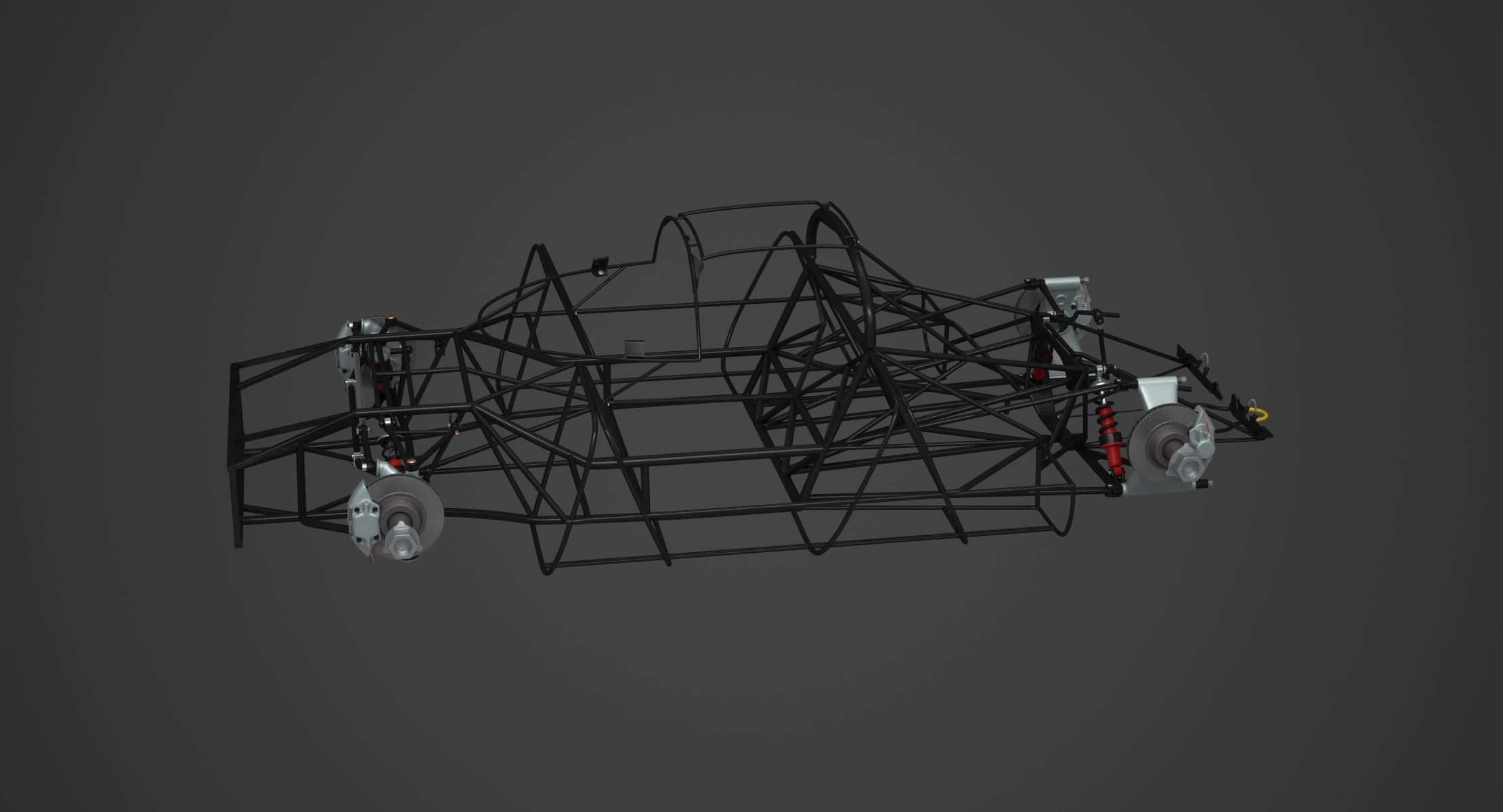 Ferrari 312 P Berlinetta 0868 - Modern 3D model_117