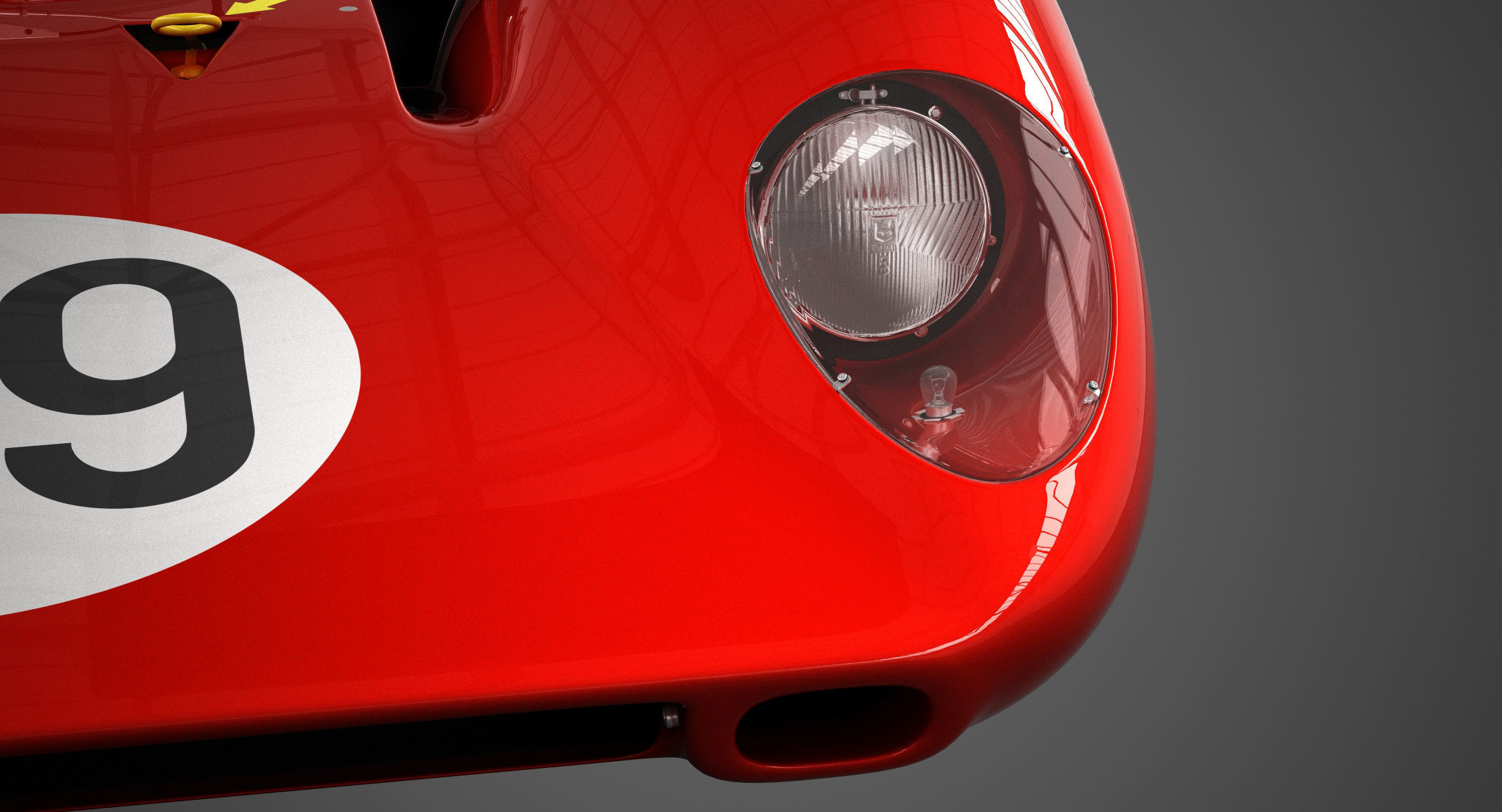 Ferrari 312 P Berlinetta 0868 - Modern 3D model_17