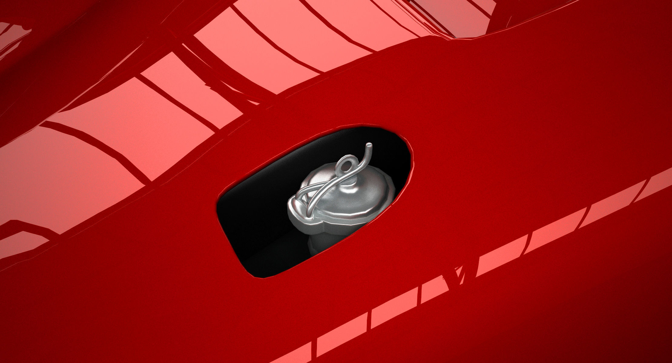 Ferrari 312 P Berlinetta 0868 - Modern 3D model_25
