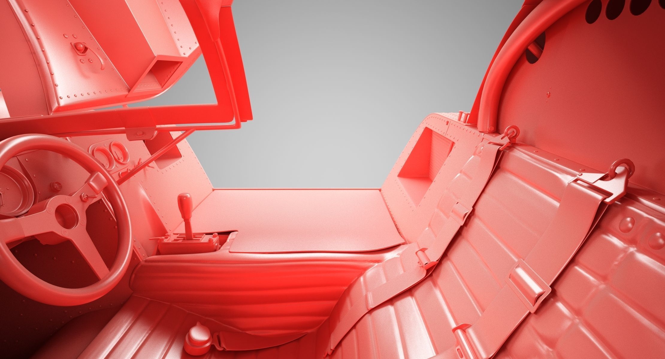 Ferrari 312 P Berlinetta 0868 - Modern 3D model_127