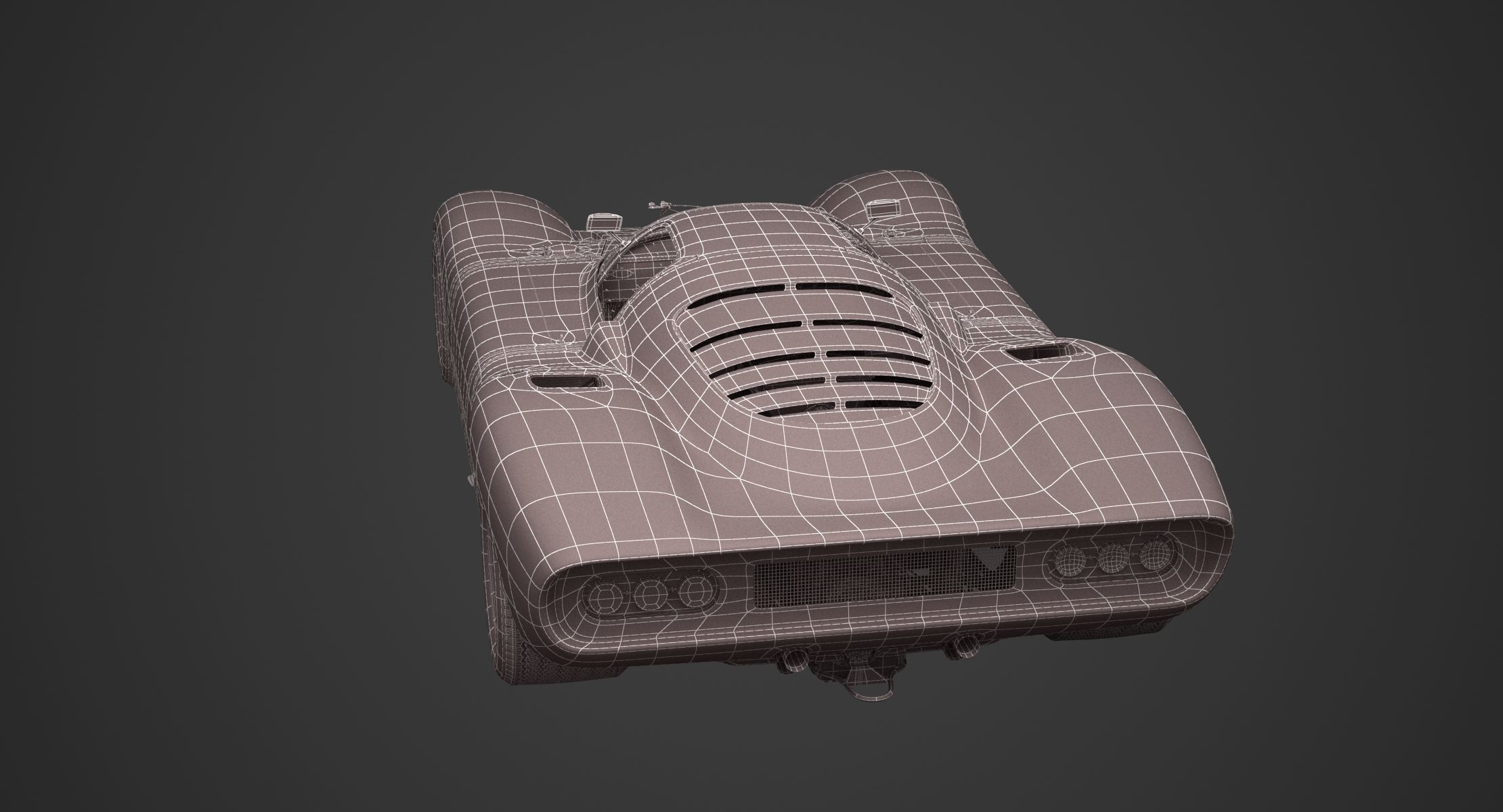 Ferrari 312 P Berlinetta 0868 - Modern 3D model_104
