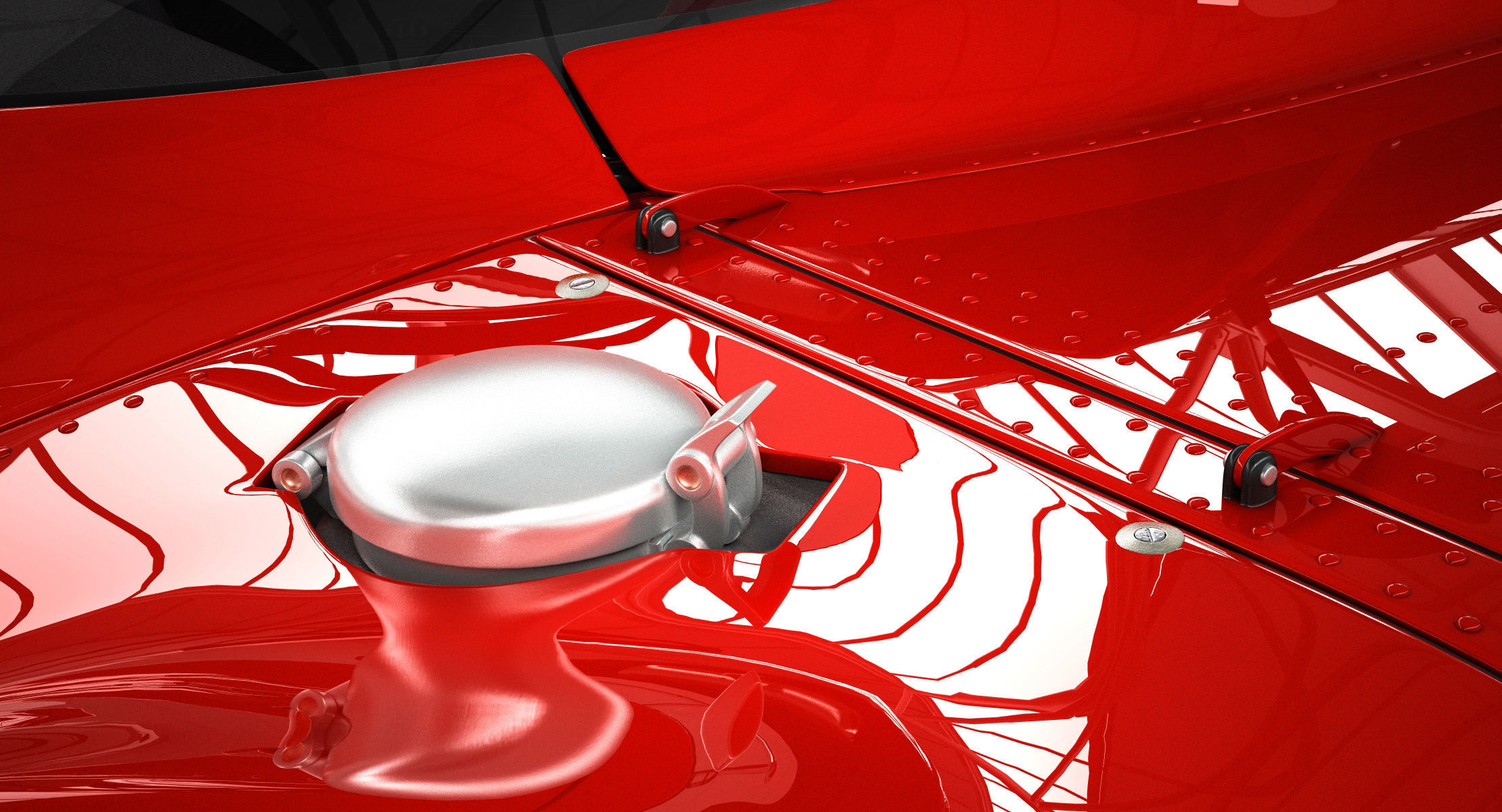 Ferrari 312 P Berlinetta 0868 - Modern 3D model_23