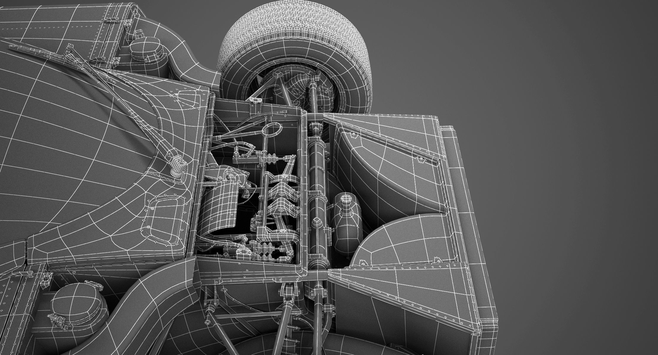 Ferrari 312 P Berlinetta 0868 - Modern 3D model_30