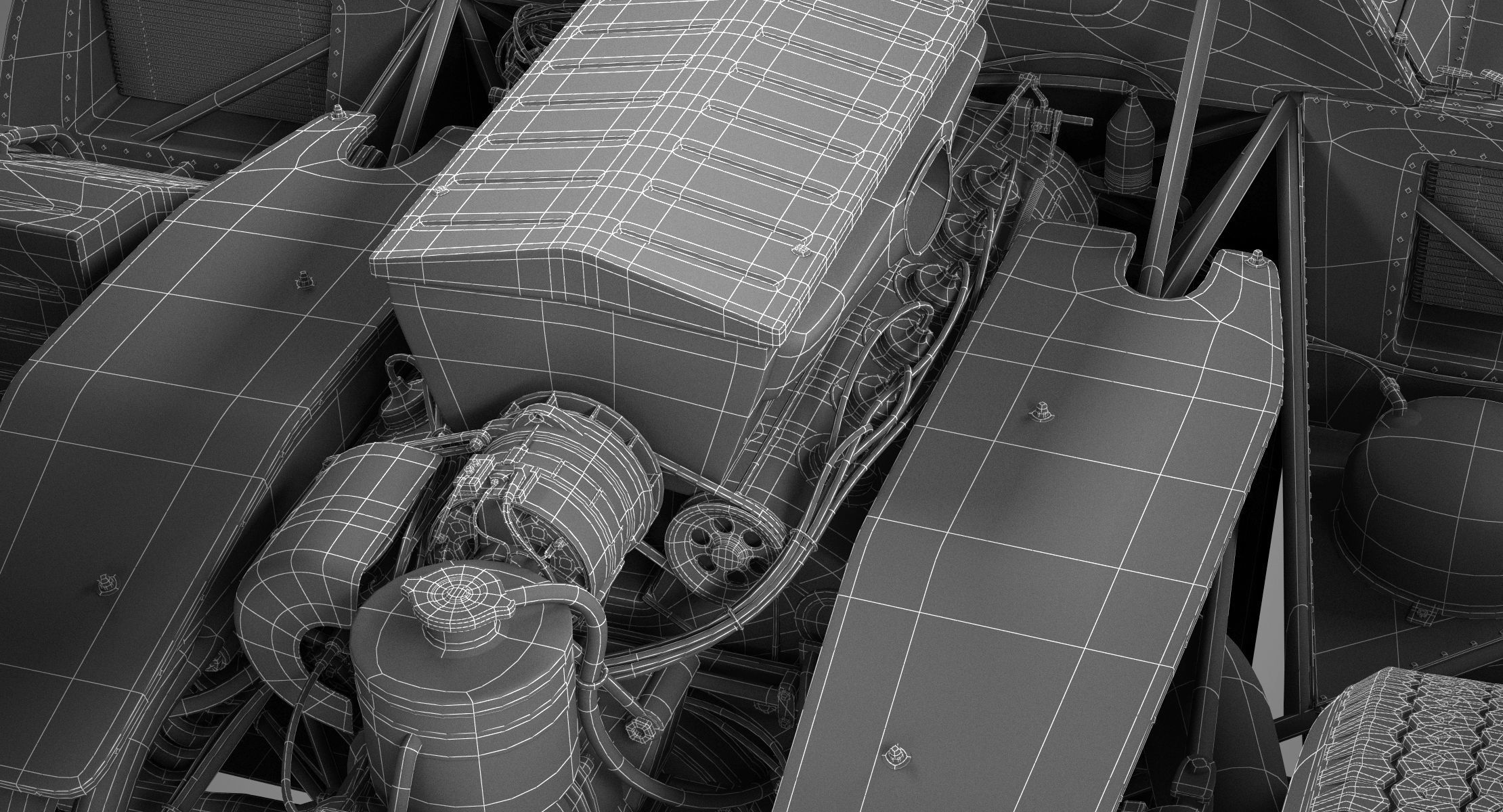 Ferrari 312 P Berlinetta 0868 - Modern 3D model_45